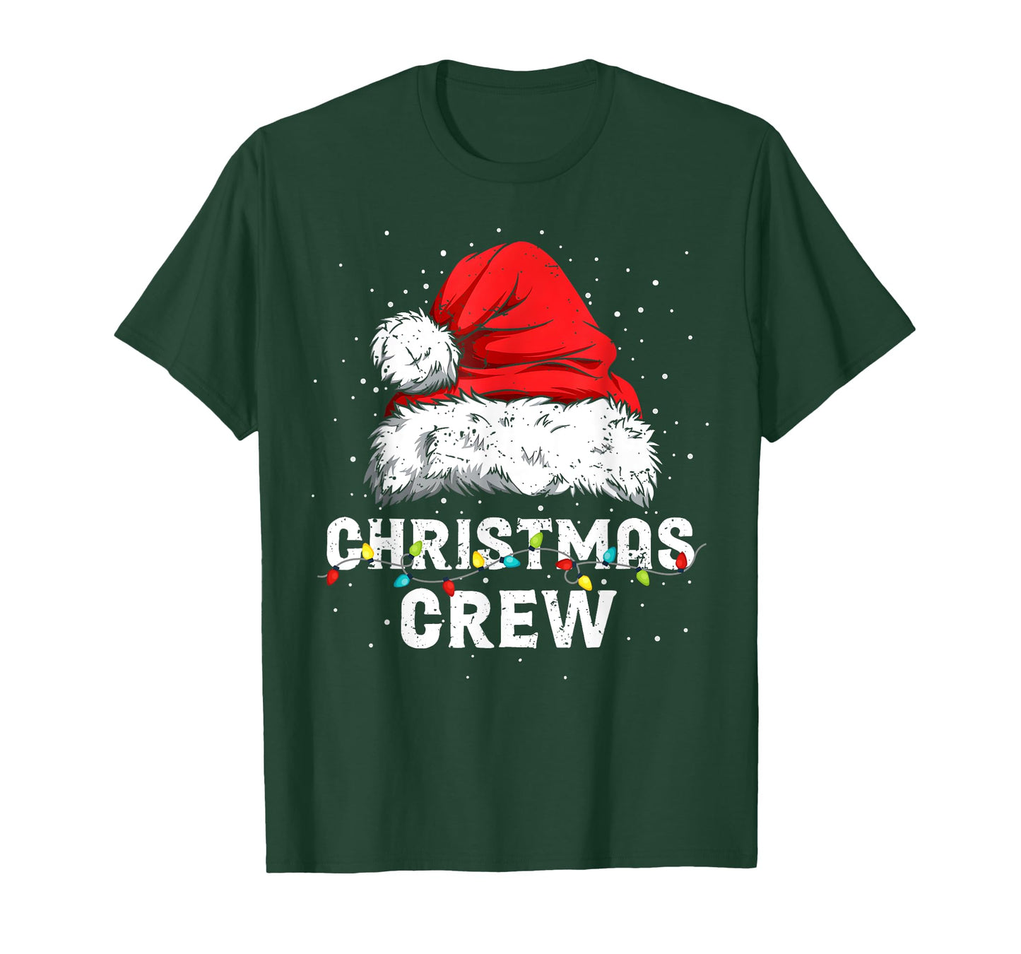 Christmas Crew Family Group Matching Christmas Pajama Party T-Shirt