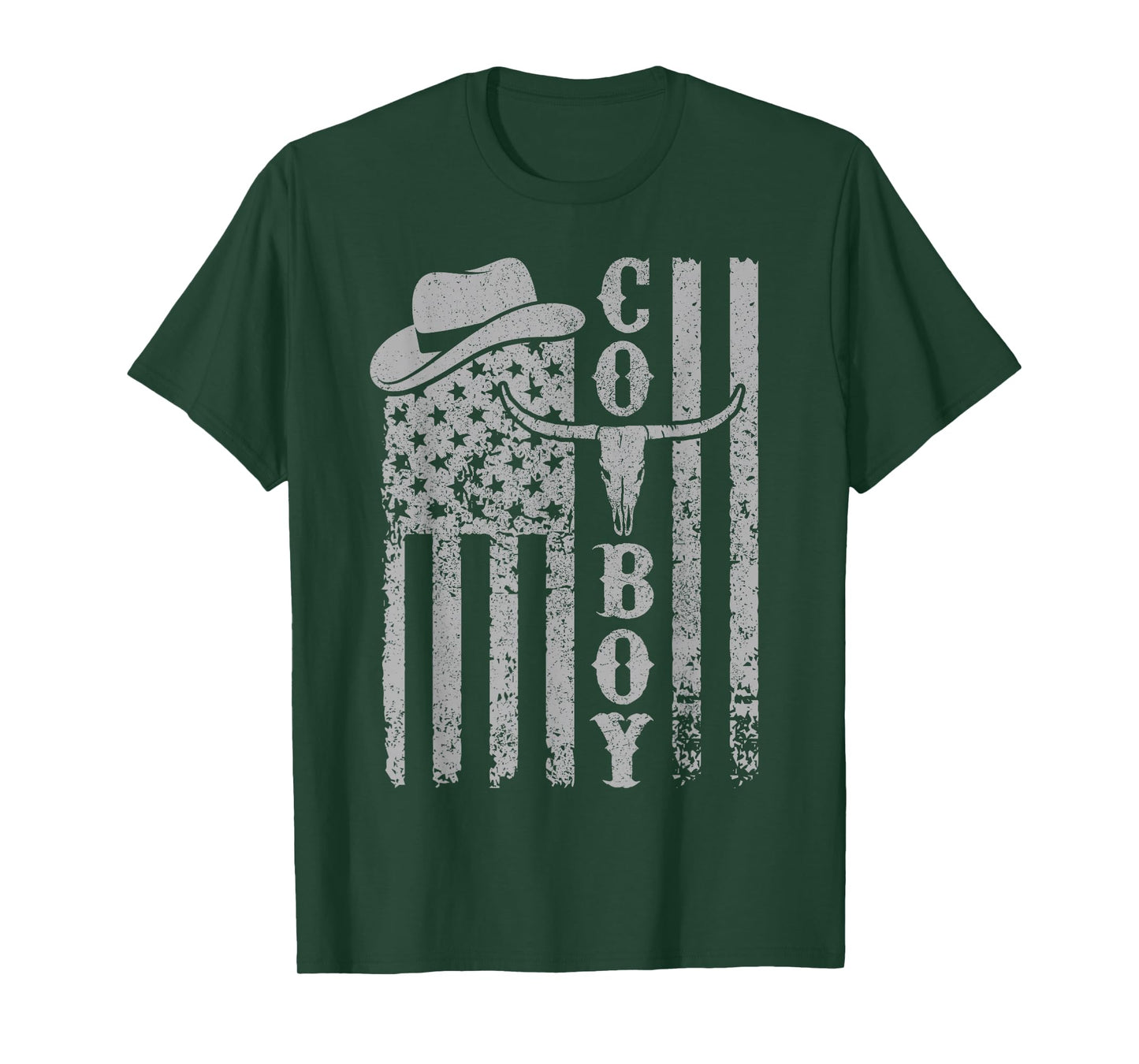 Western Country Men Teen Boy Kid Rodeo Southern Retro Cowboy T-Shirt