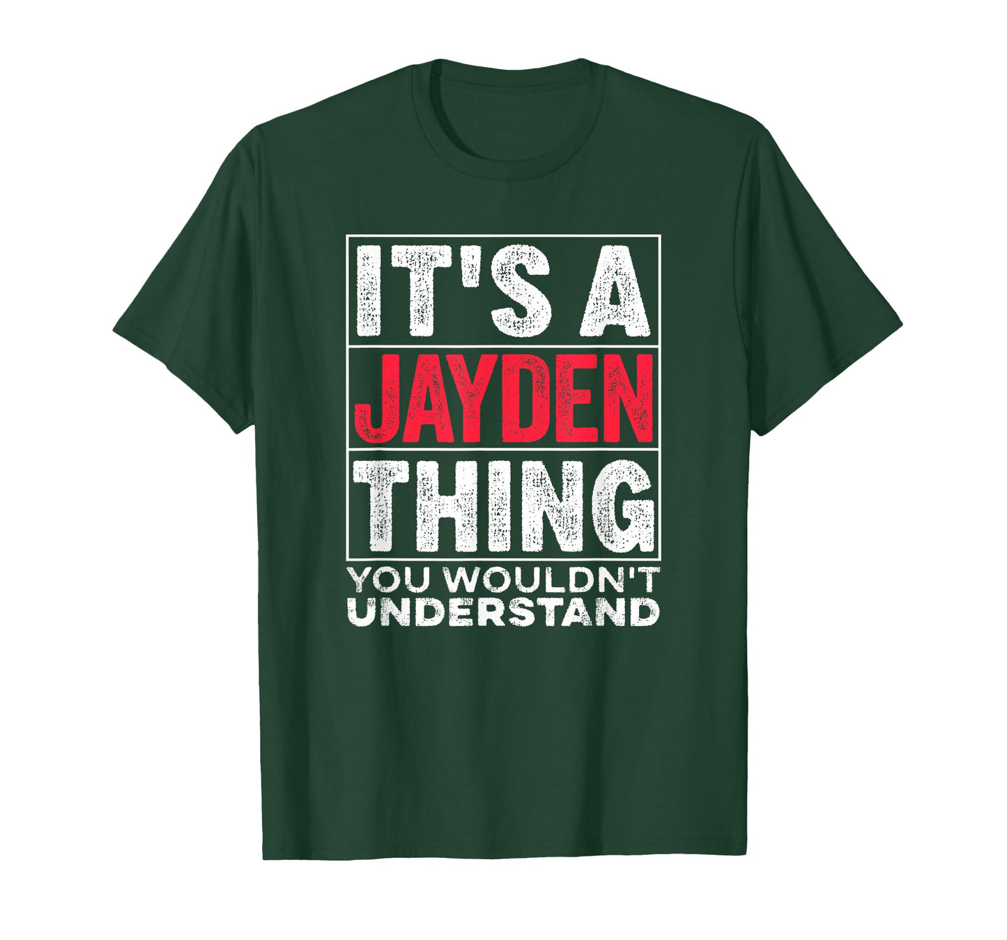 Surname for Jayden T-Shirt