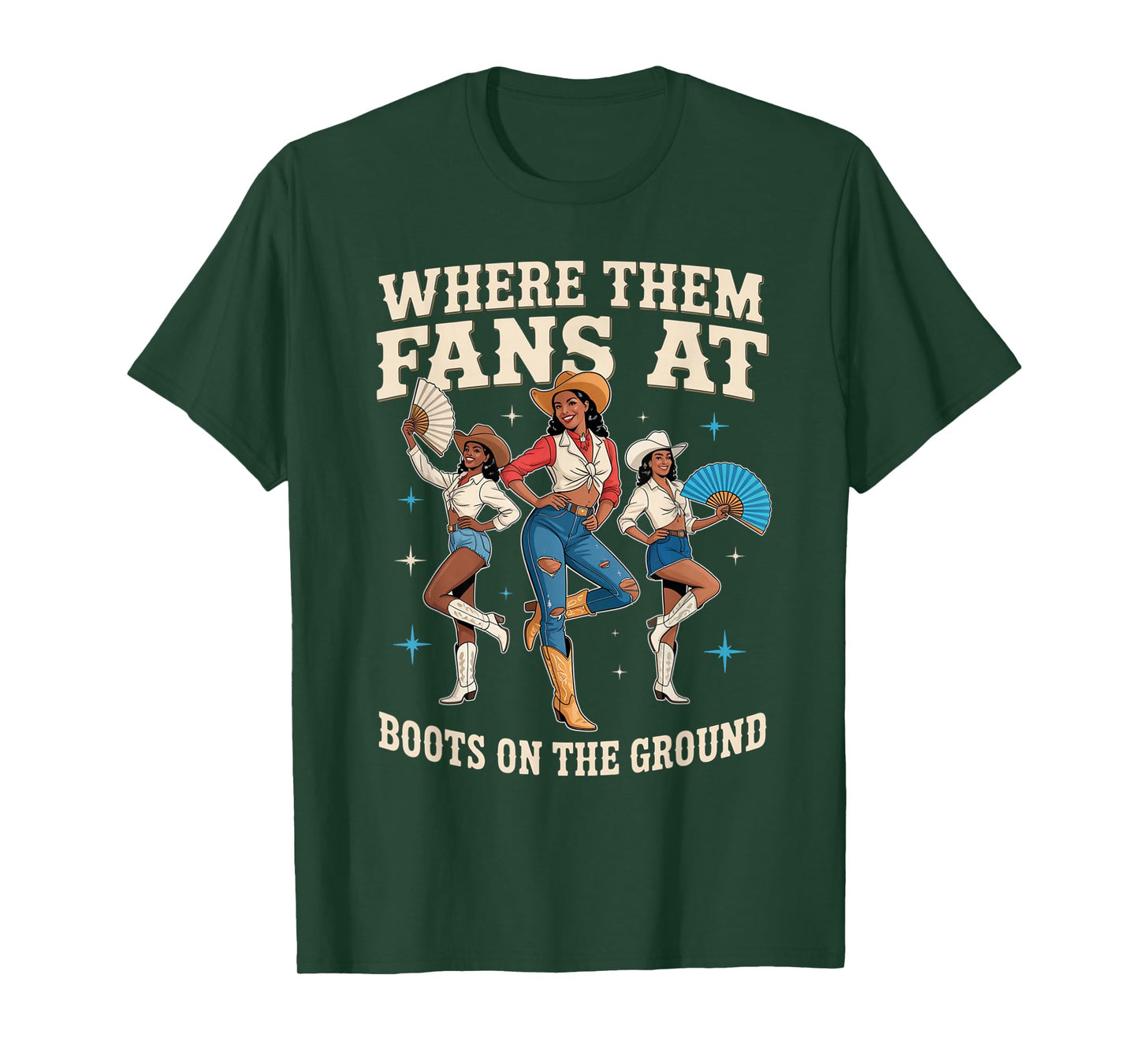 Retro boots on the ground where them fans at T-Shirt T-Shirt