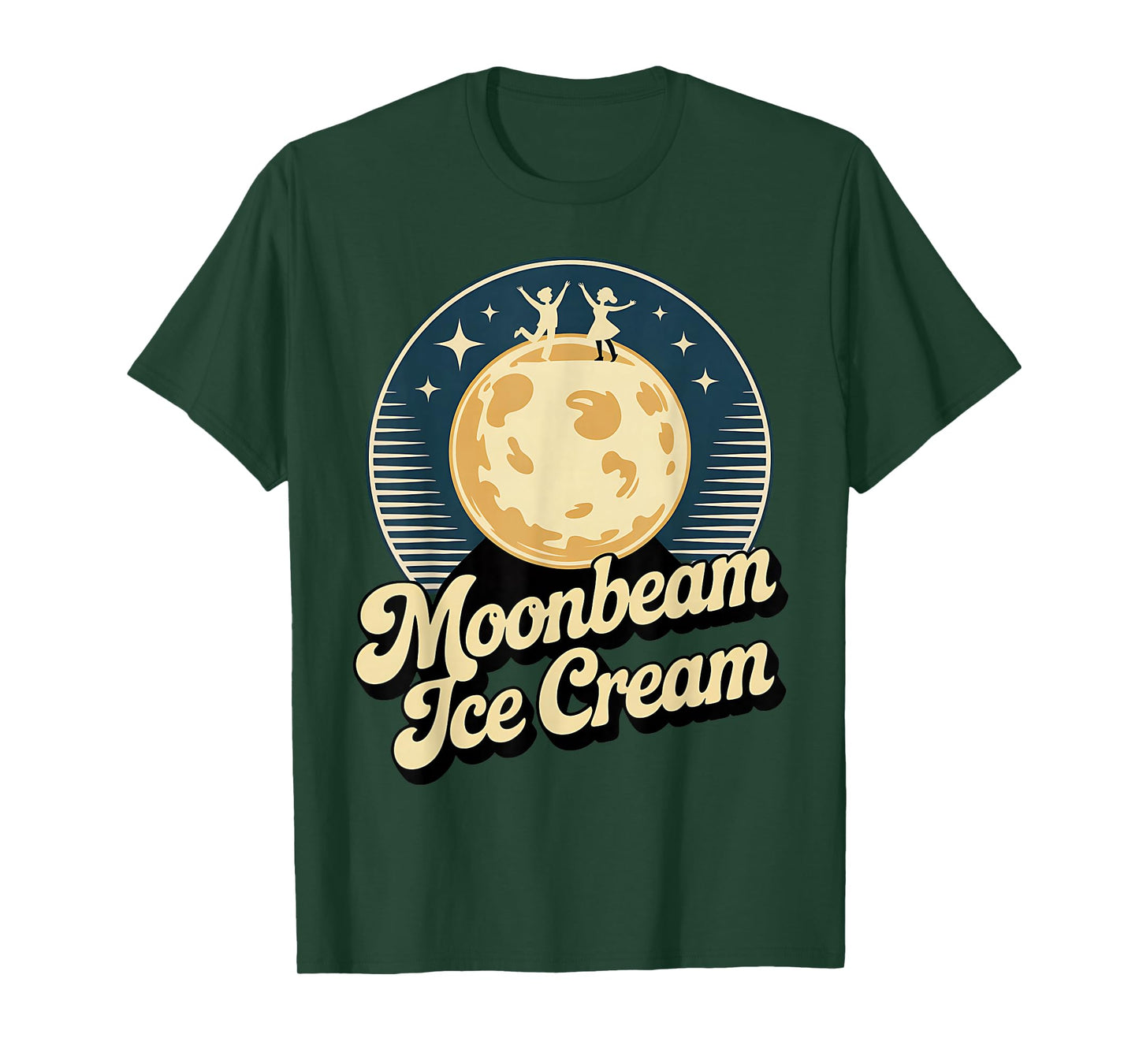 Vintage Moonbeam Ice Cream Retro American Country 50s Vibes T-Shirt