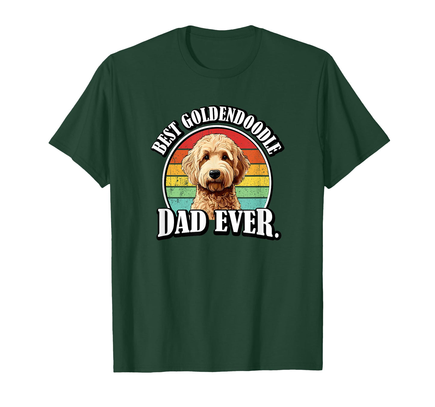 Funny Retro Vintage Mens Dad Goldendoodle Doodle Lover T-Shirt