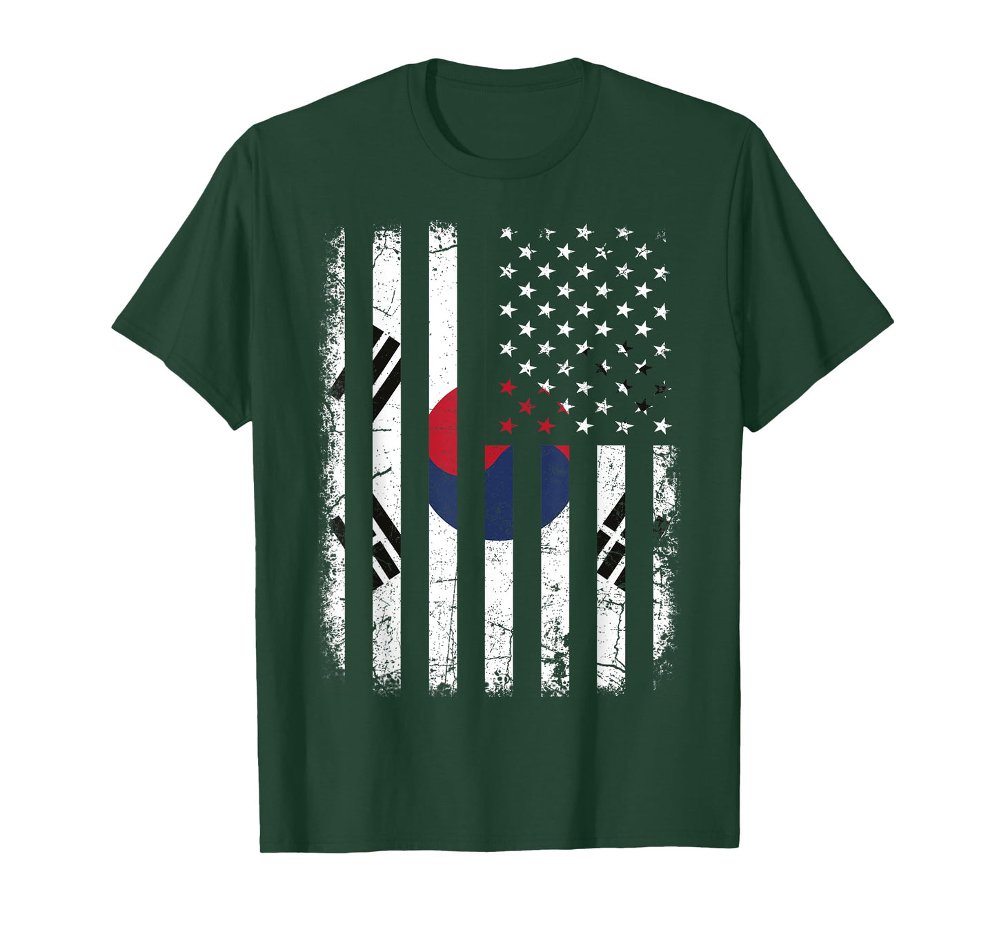 South Korean American Flag South Korea America Pride T-Shirt