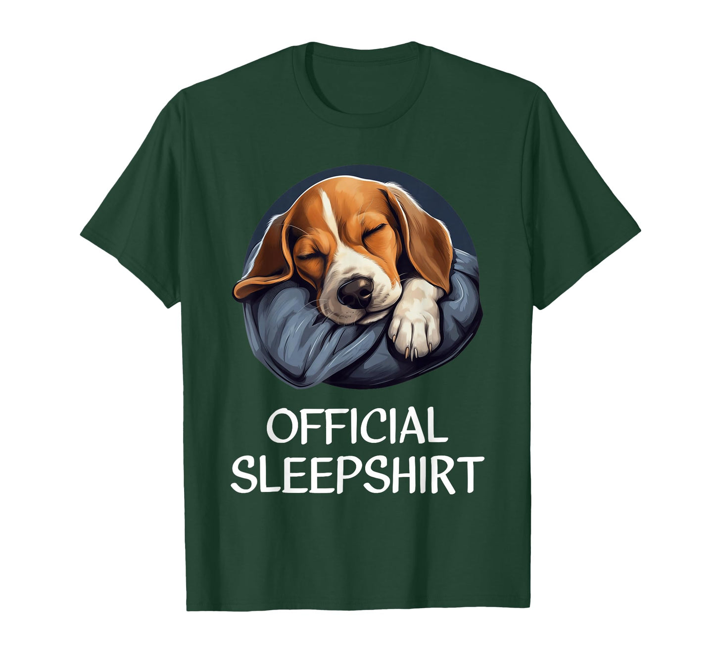 Official Sleep Shirt Beagle Nightshirt Pajama Sleepshirt T-Shirt
