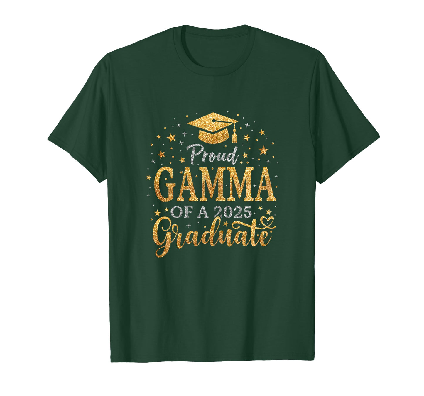 Funny Senior Proud Gamma of a Class of 2025 Graduate T-Shirt
