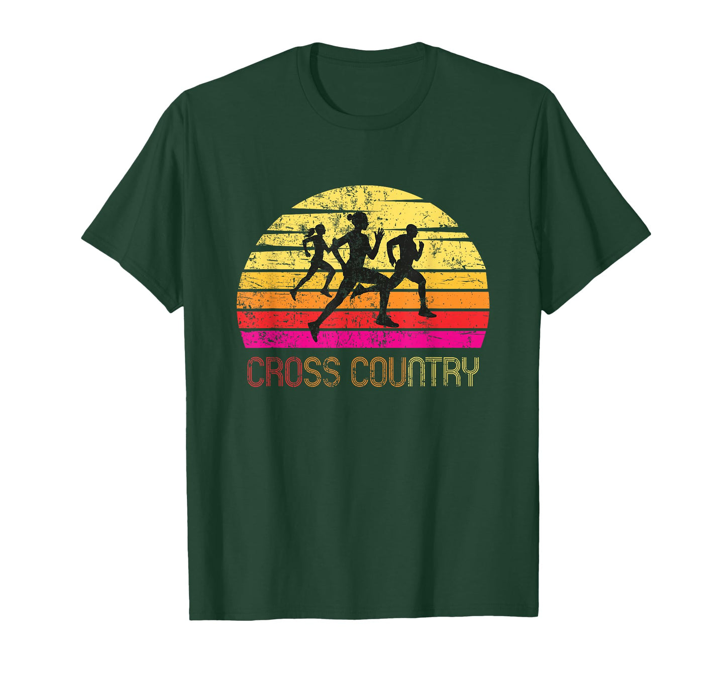 Vintage Retro Cross Country - Cross country Running Gift T-Shirt