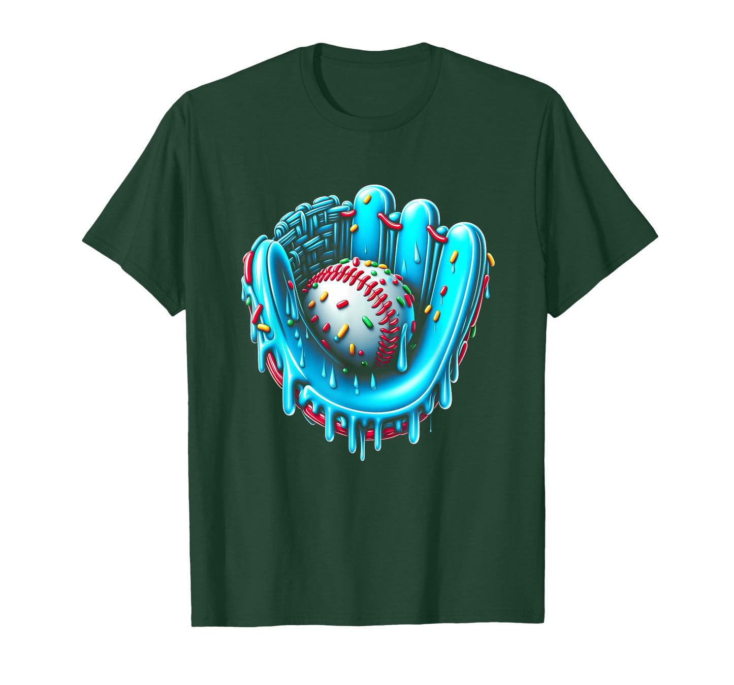 Ice Cream Drip Baseball Bat With SprinklesDrip Cone Glove T-Shirt