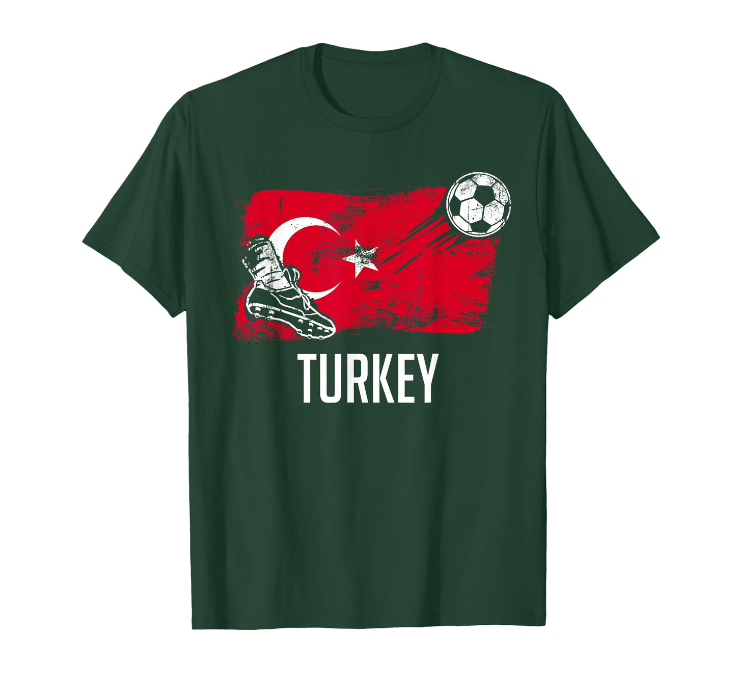 Turkey Flag Jersey Turkish Soccer Team Turkish T-Shirt