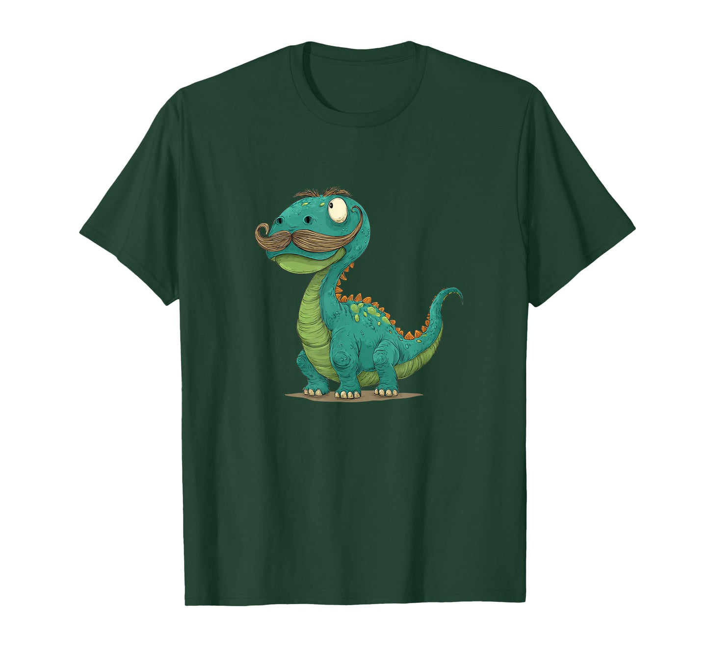 Nice Dinosaur Look with Beard for Boys and Girls T-Shirt