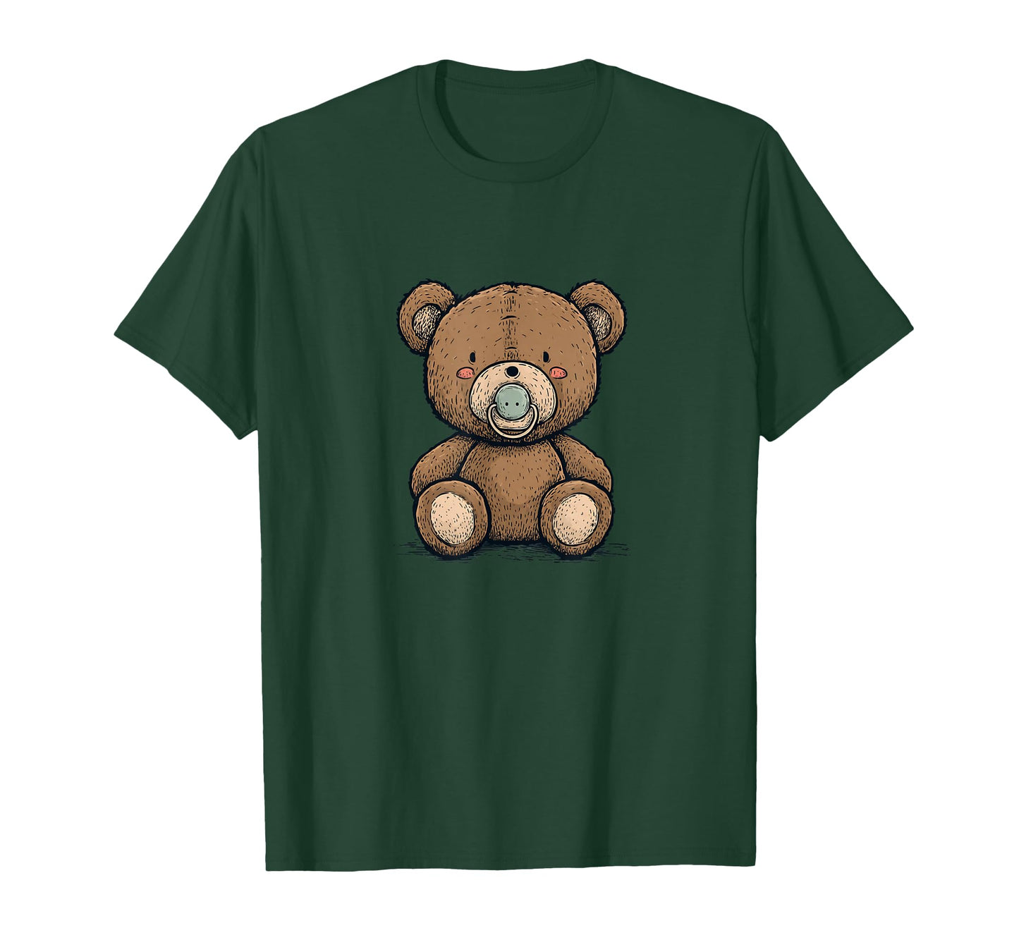 Nice Baby Pacifier with Teddy Bear for Boys and Girls T-Shirt