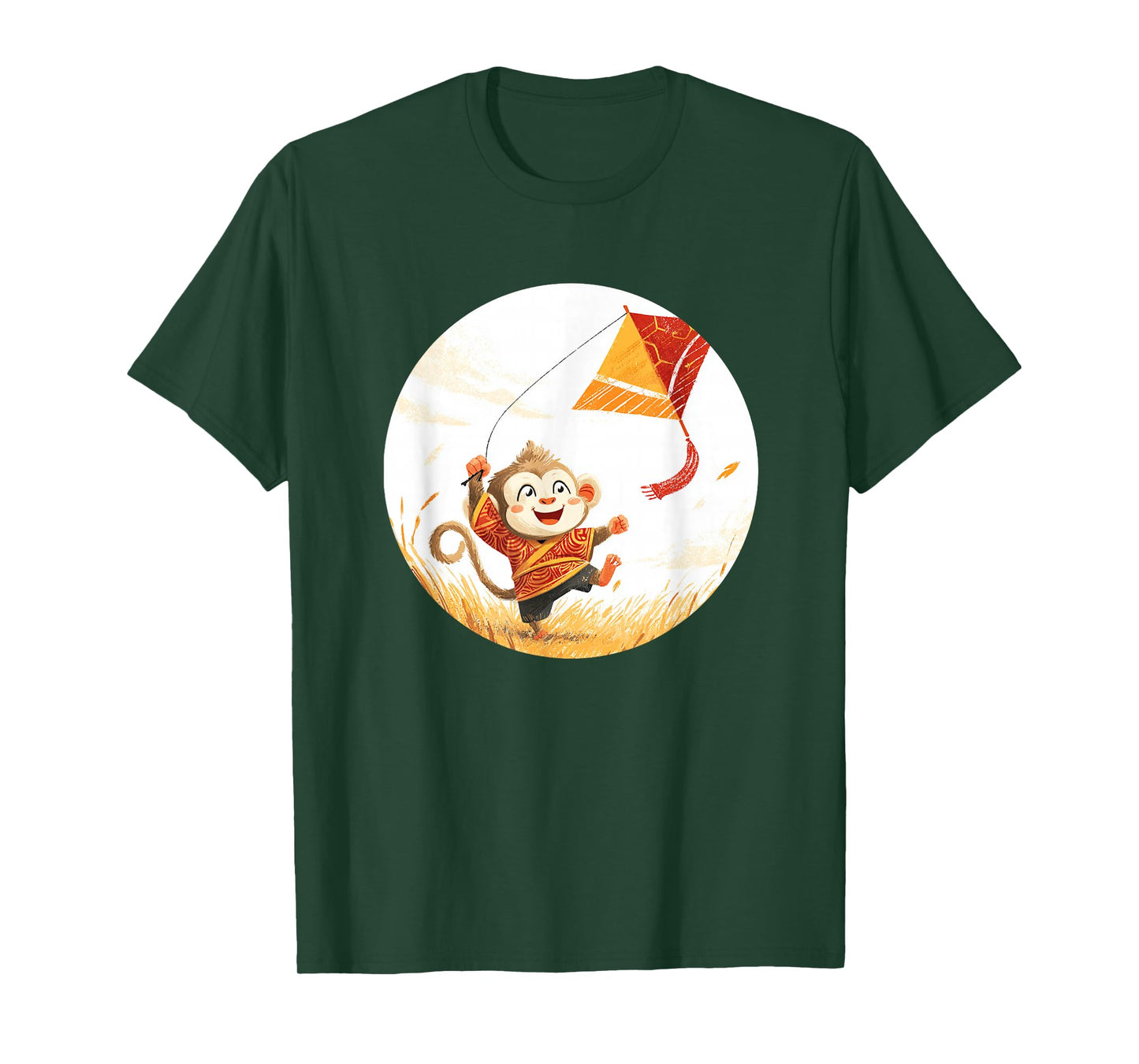 Awesome Kite Monkey for Flying Lovers T-Shirt