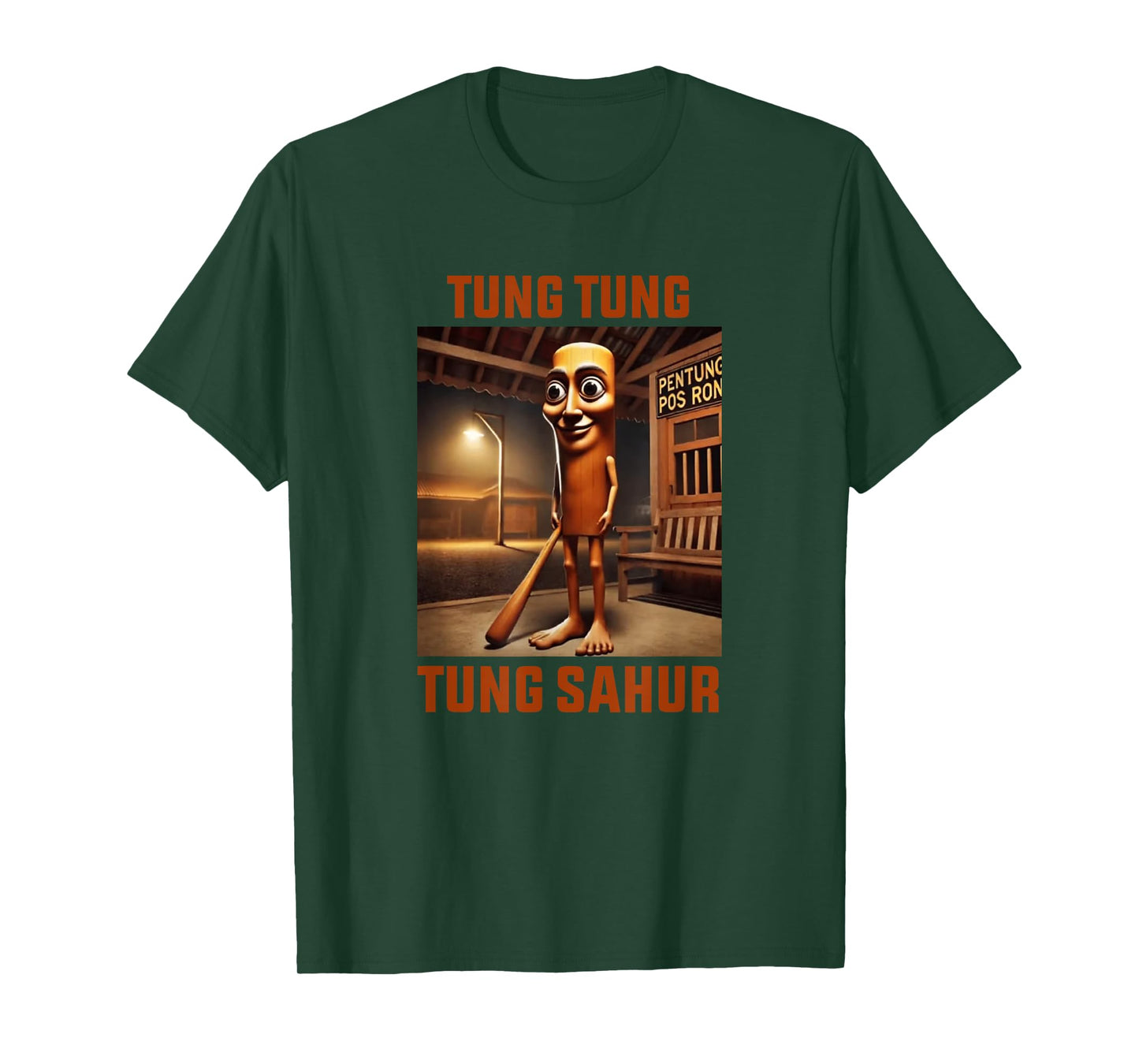 Tung Tung Tung Sahur Italian Brainrot Meme T-Shirt