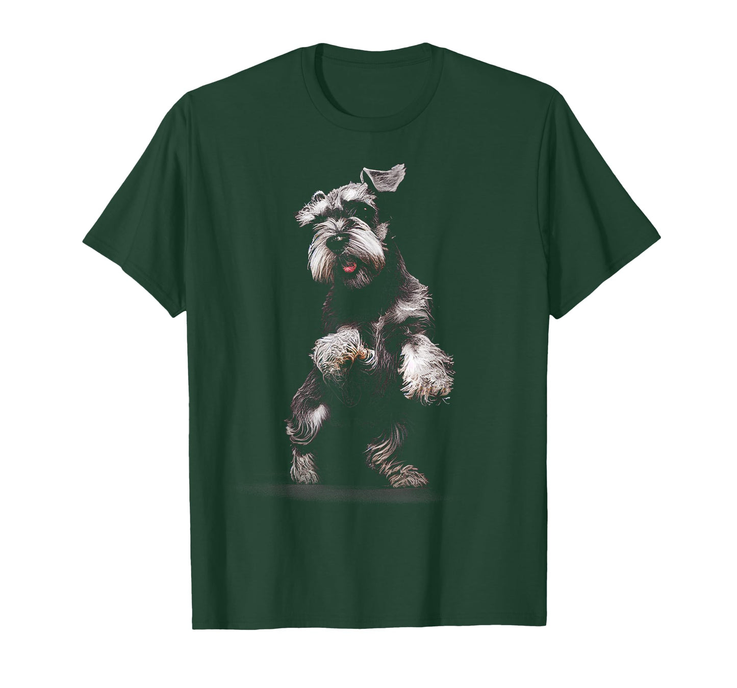 Miniature Schnauzer Dog Art Miniature Schnauzer T-Shirt