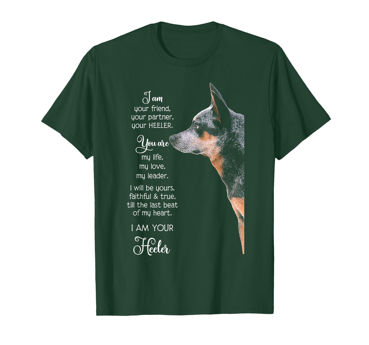 I Am Your Friend Your Partner Your Heeler T-Shirt Small