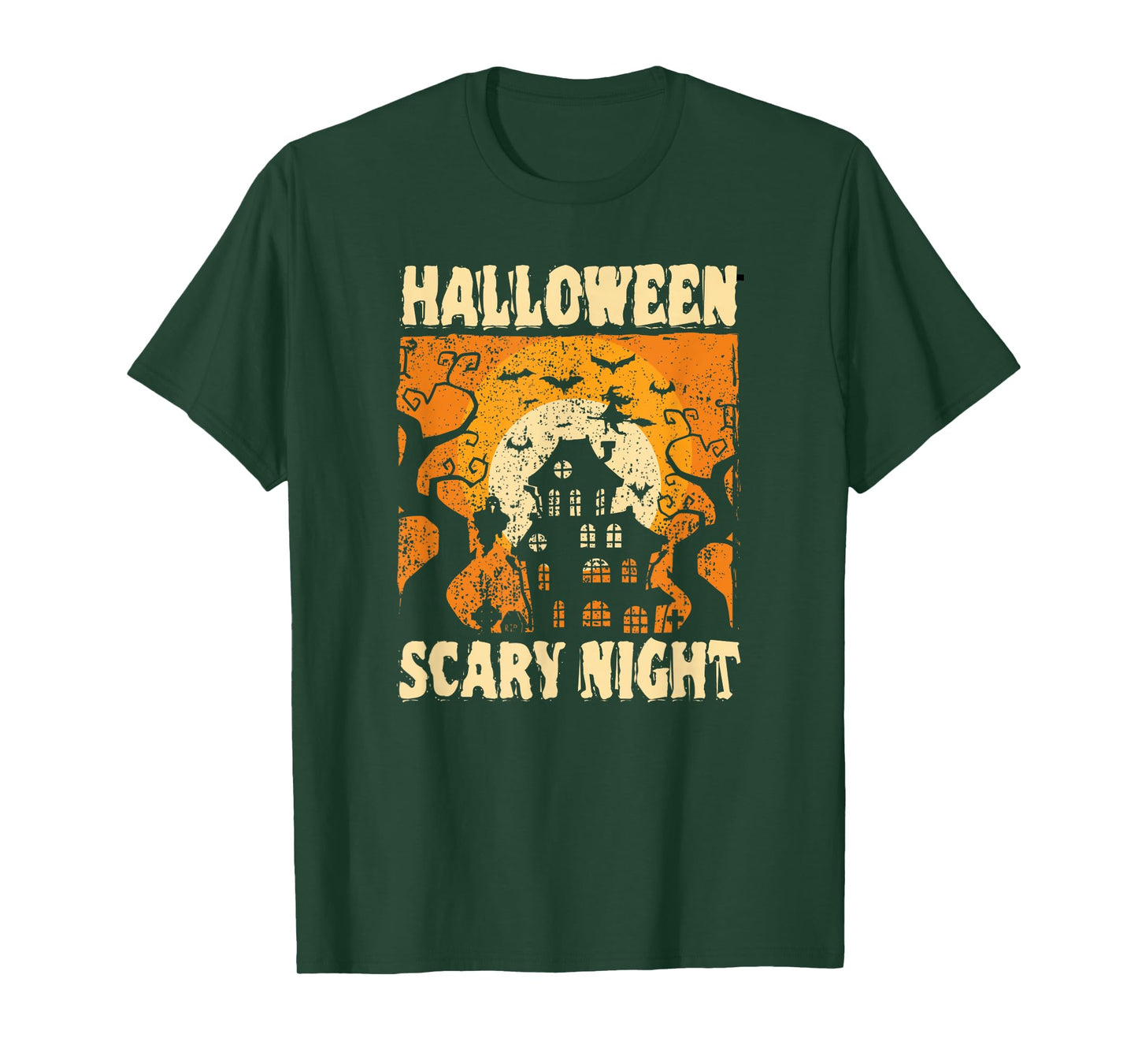 Cute Happy Halloween Scary Night Decor T-Shirt