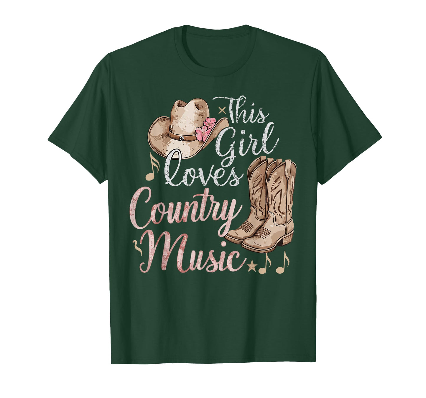 This Girl Loves Country Music T-Shirt