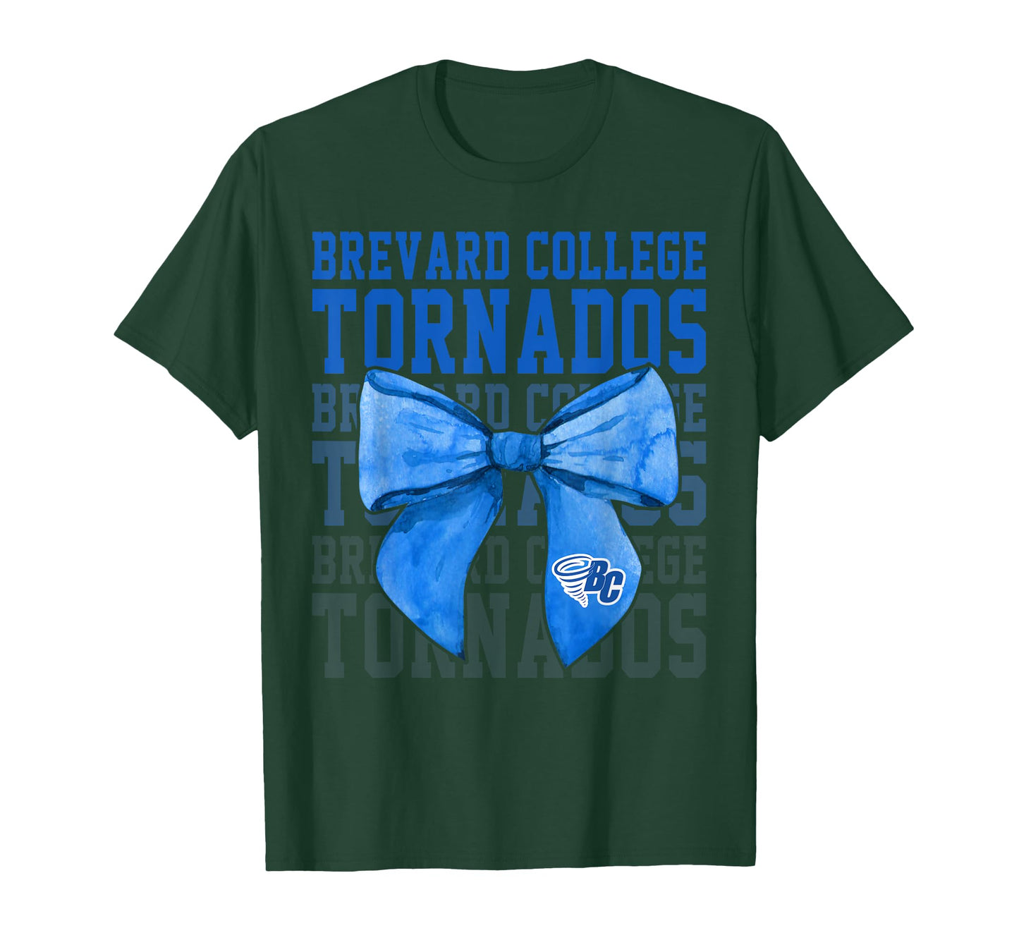 Brevard Tornados College Bow Vintage Athletics Girls Women T-Shirt