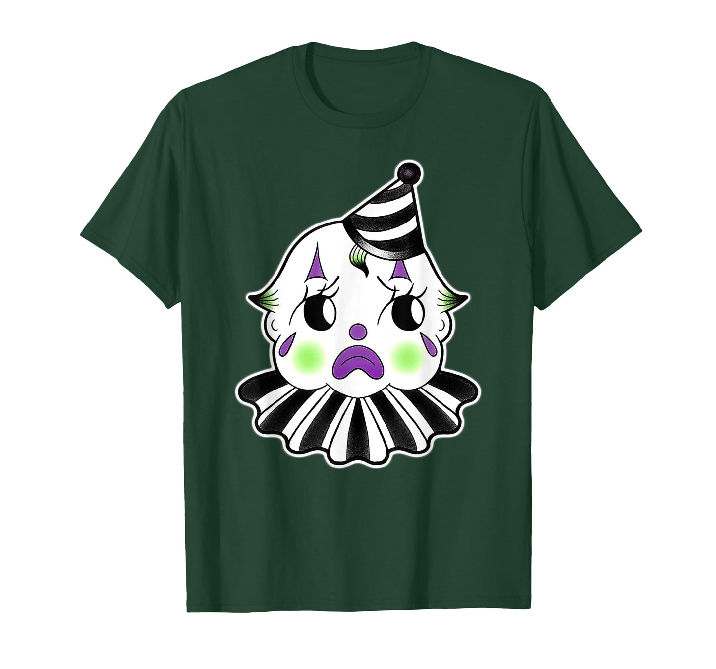 Urban Empyre Kewpie Baby Spooky Clown Sad Doll T-Shirt