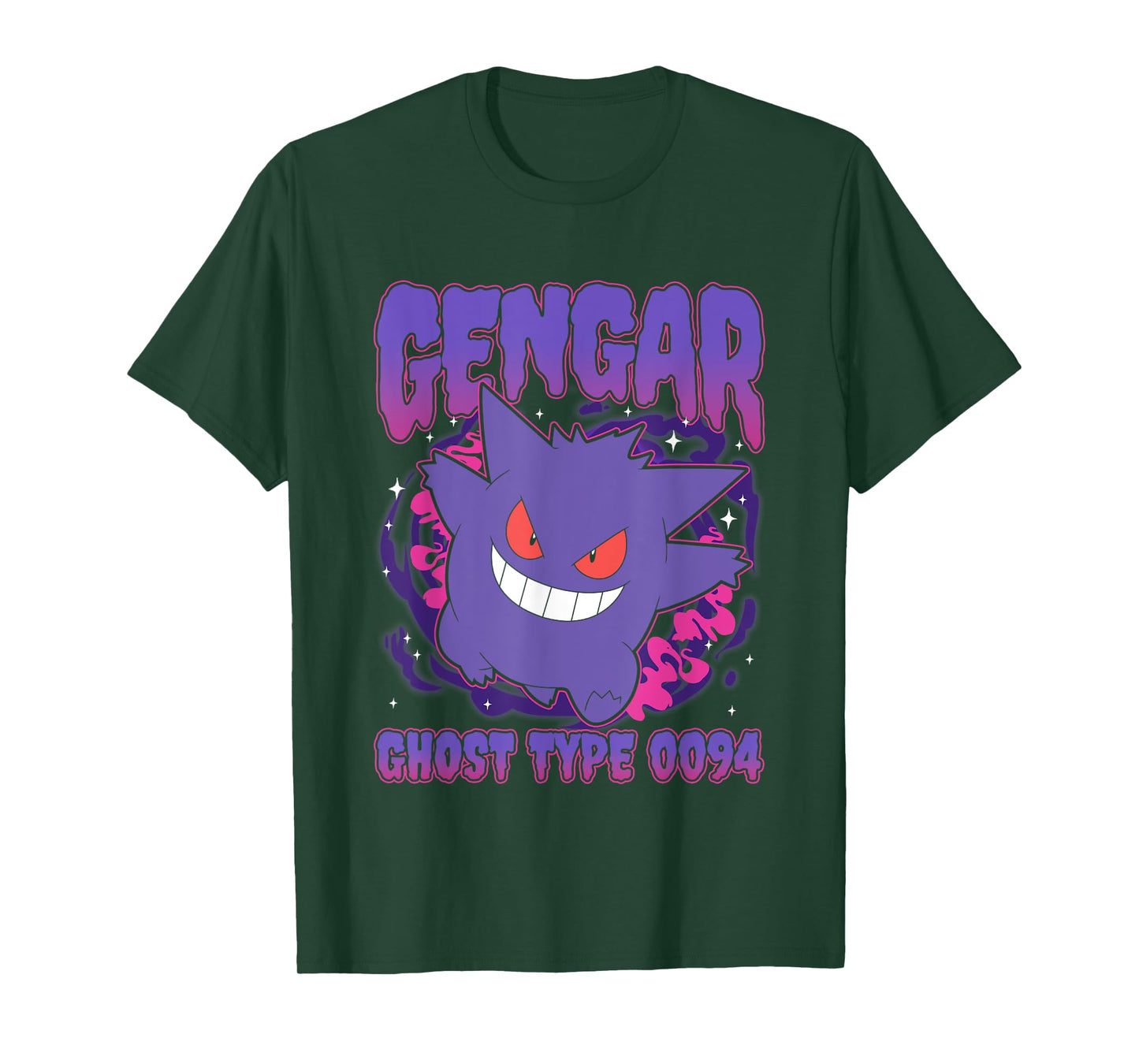 Pokémon Gengar Ghost Type 0094 Spooky Poster T-Shirt