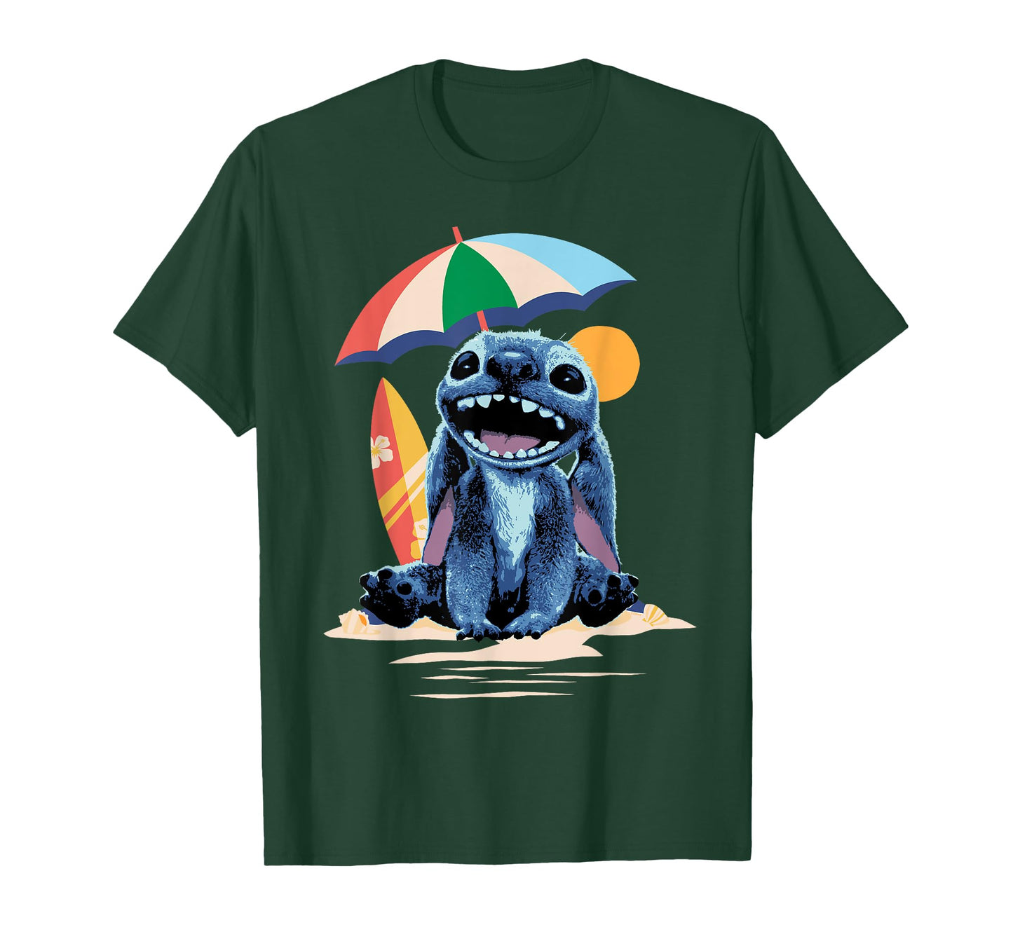 Disney Lilo & Stitch Live-Action Movie Summer Beach Vacation T-Shirt