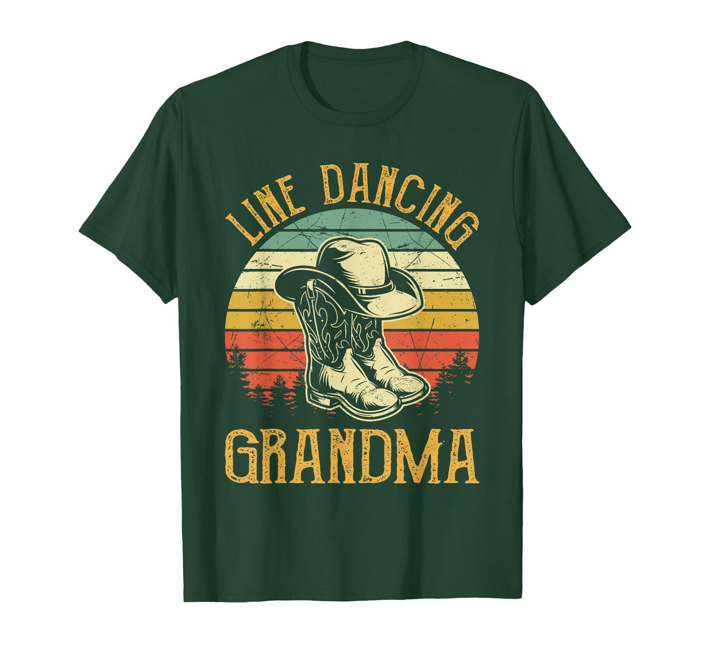 Women Line Dance Grandma Tshirt Dancing Dancer Country Music T-Shirt