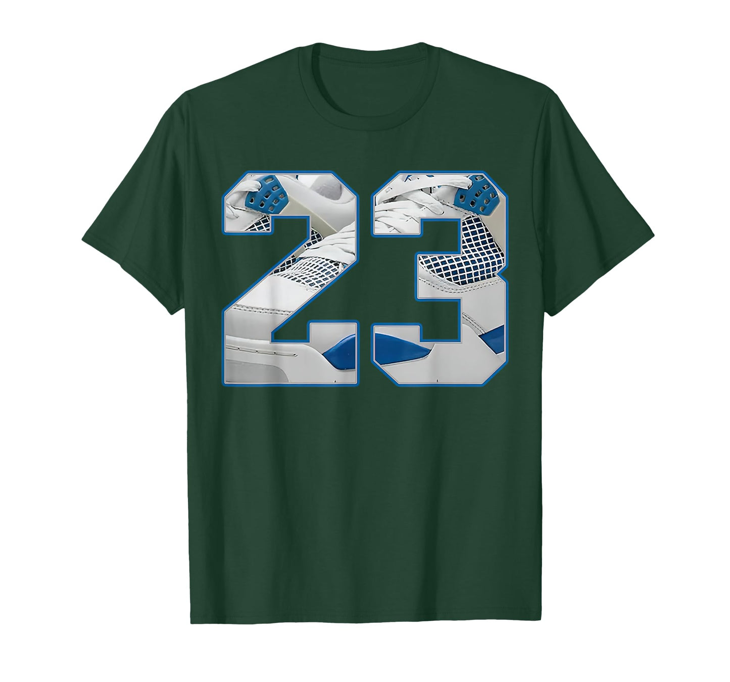 Number 23 Military Blue 4s Matching Tee For Men Women T-Shirt