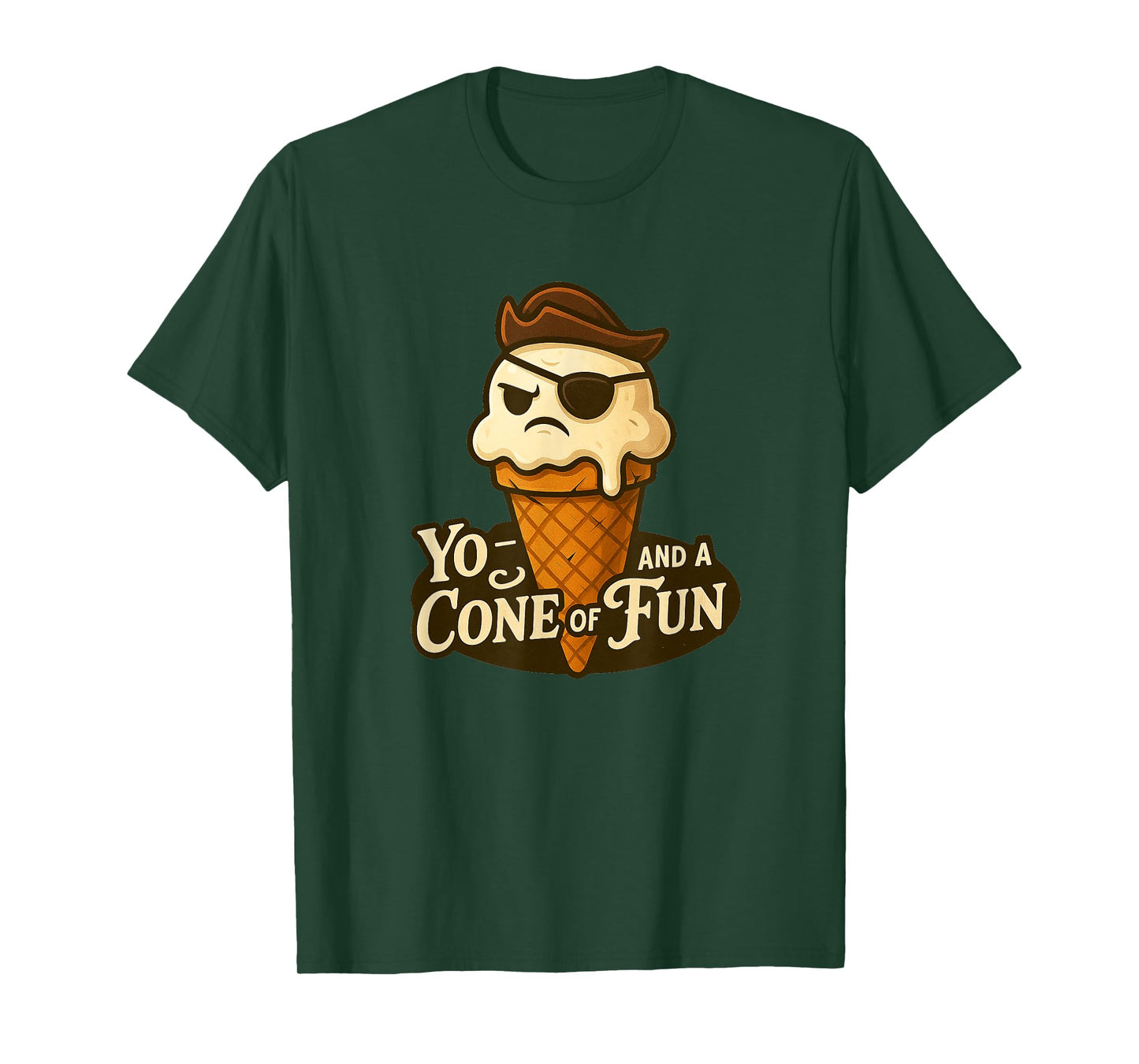 Cool Pirate Ice Cream with Pirate Speech Costume T-Shirt
