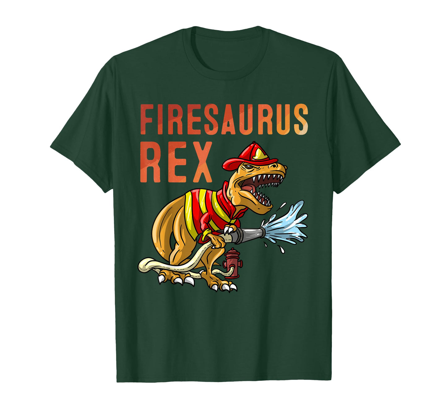 Funny Firefighter Art for Kids Toddlers Fireman Firefighter T-Shirt