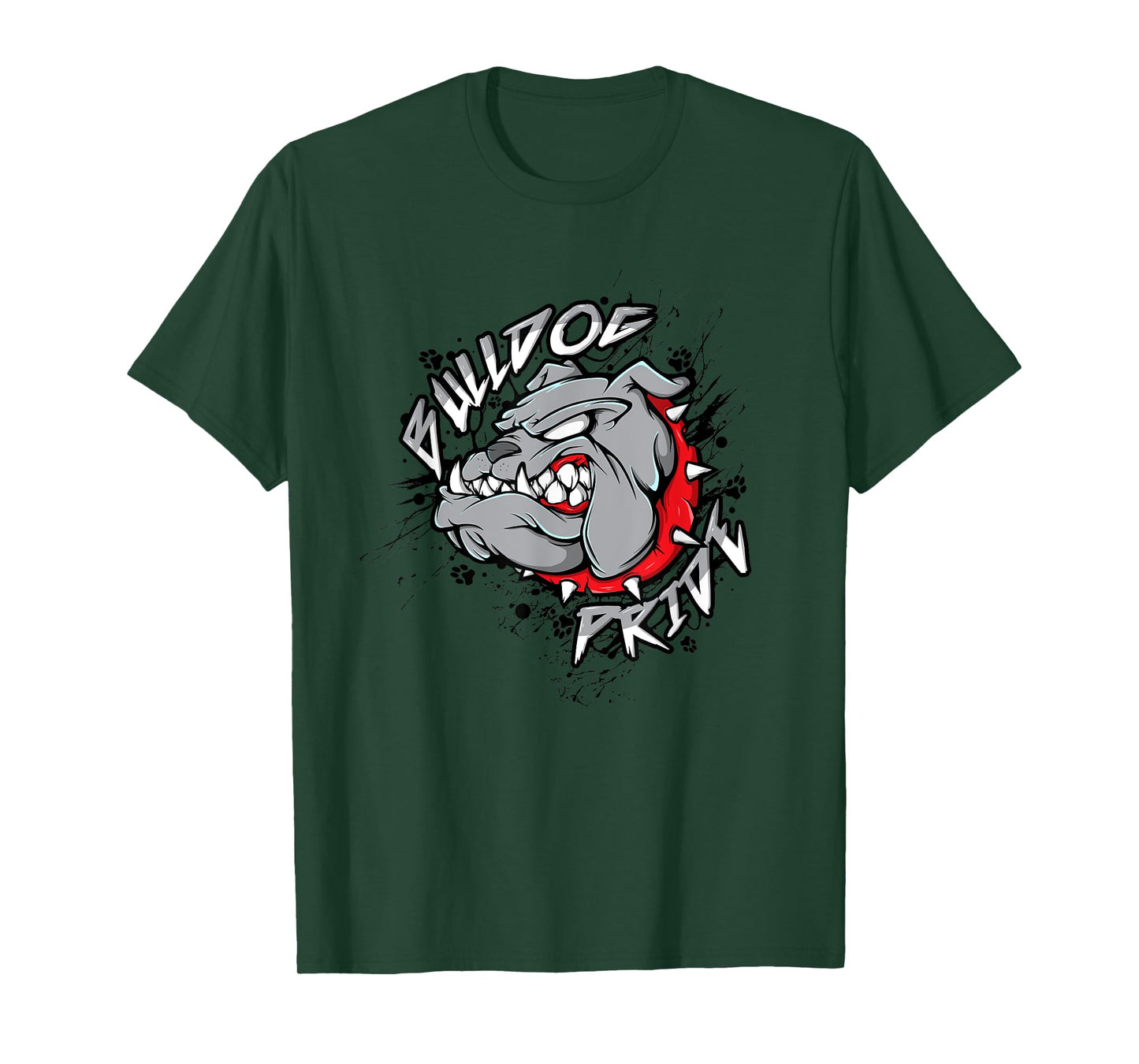 Bulldog Mascot Shirt English Bulldog Pride and Loyalty Men Women Girls Kids T-Shirt