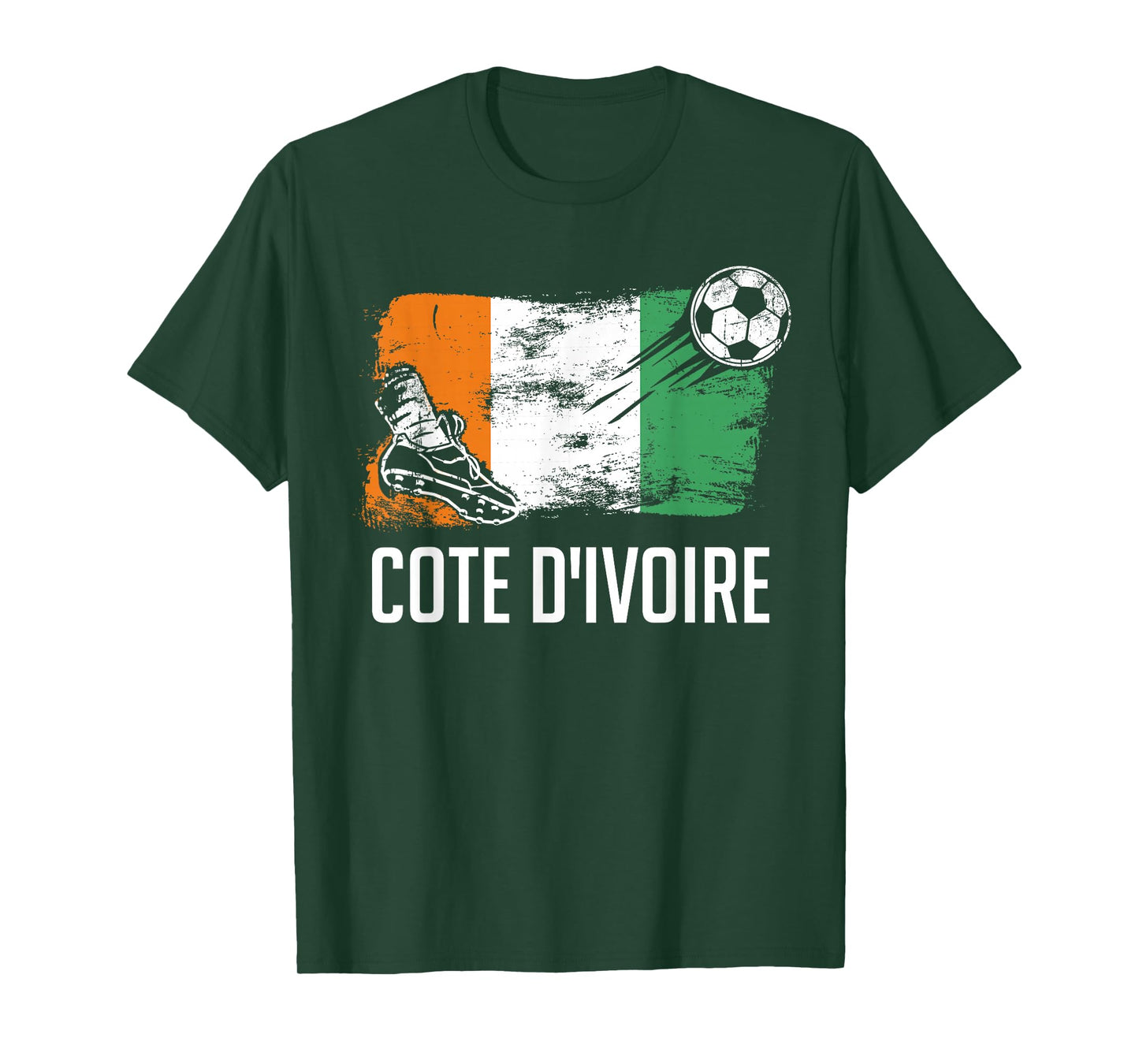 Cote d'Ivoire Flag Jersey Cote d'Ivoire Soccer Team T-Shirt