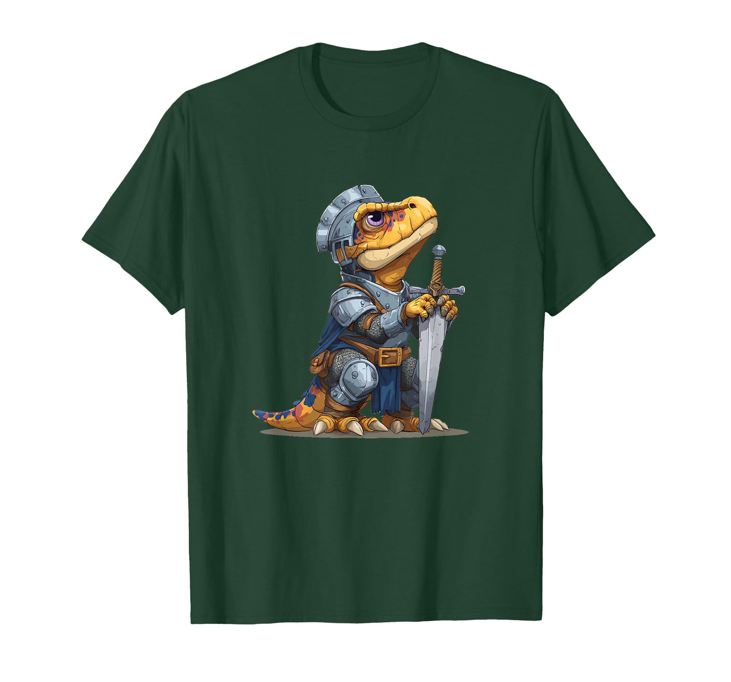 Amazing Medieval Knight Dinosaur Costume for Boys and Girls T-Shirt