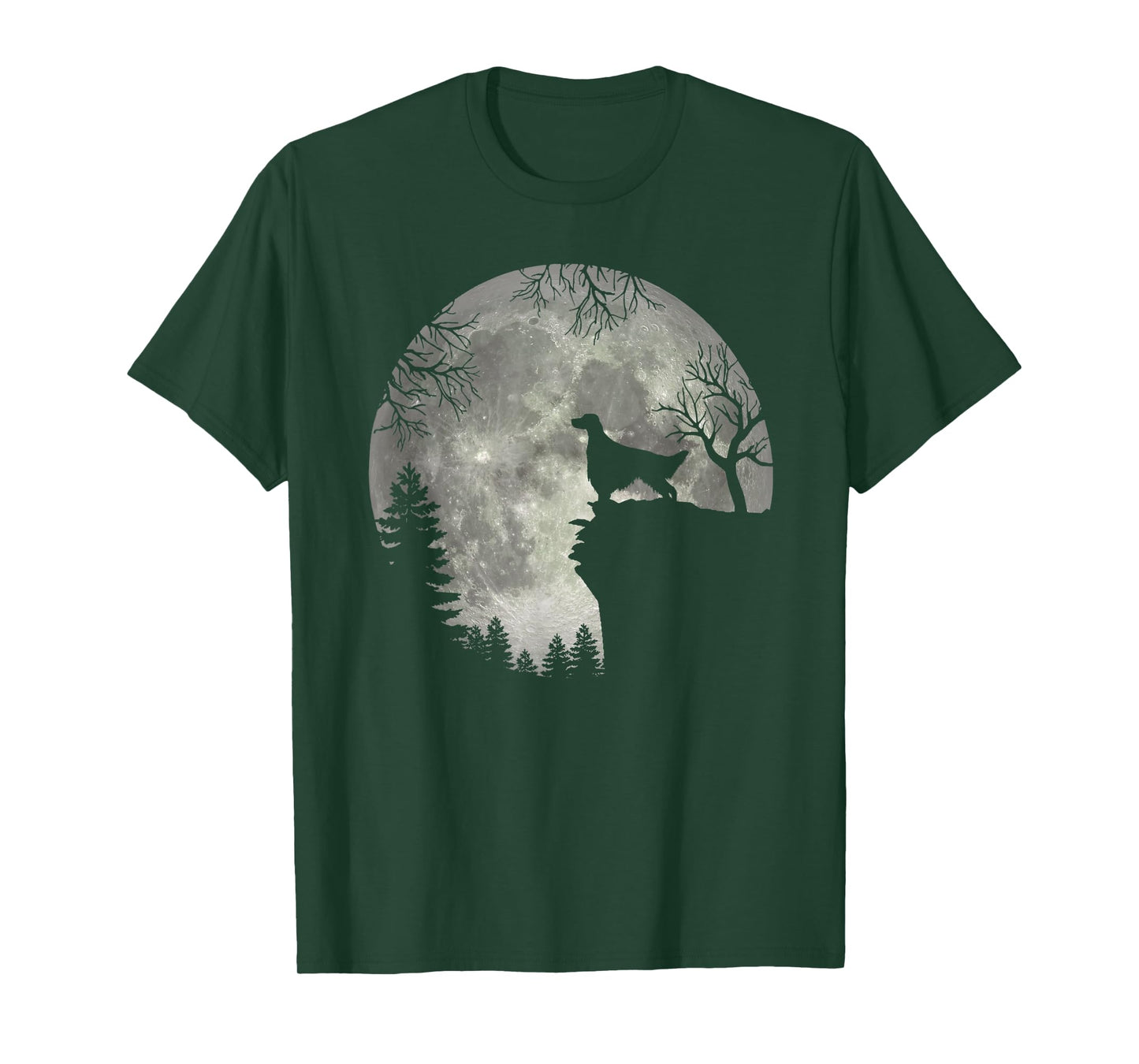 Irish Setter And Moon Halloween T-Shirt