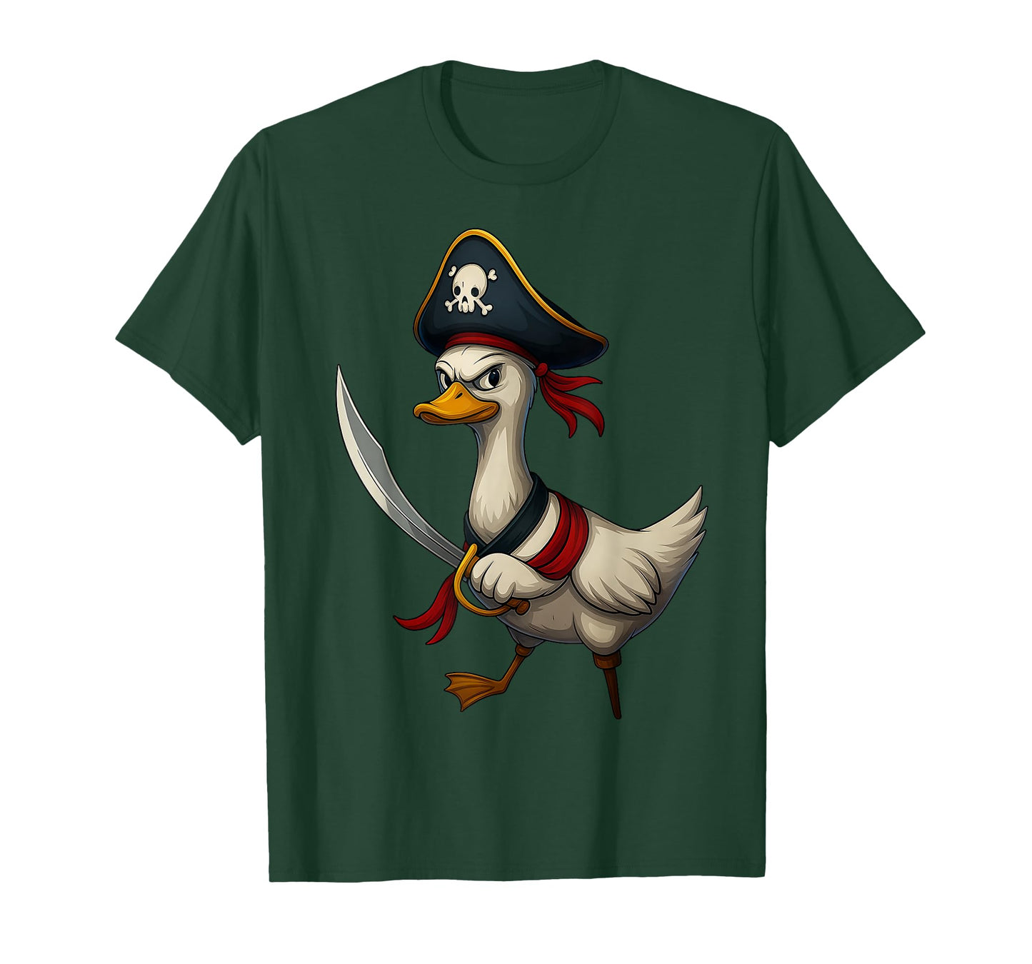 HUGvyn Halloween: Pirate Goose Spooky Goose Costume Boy Kids T-Shirt
