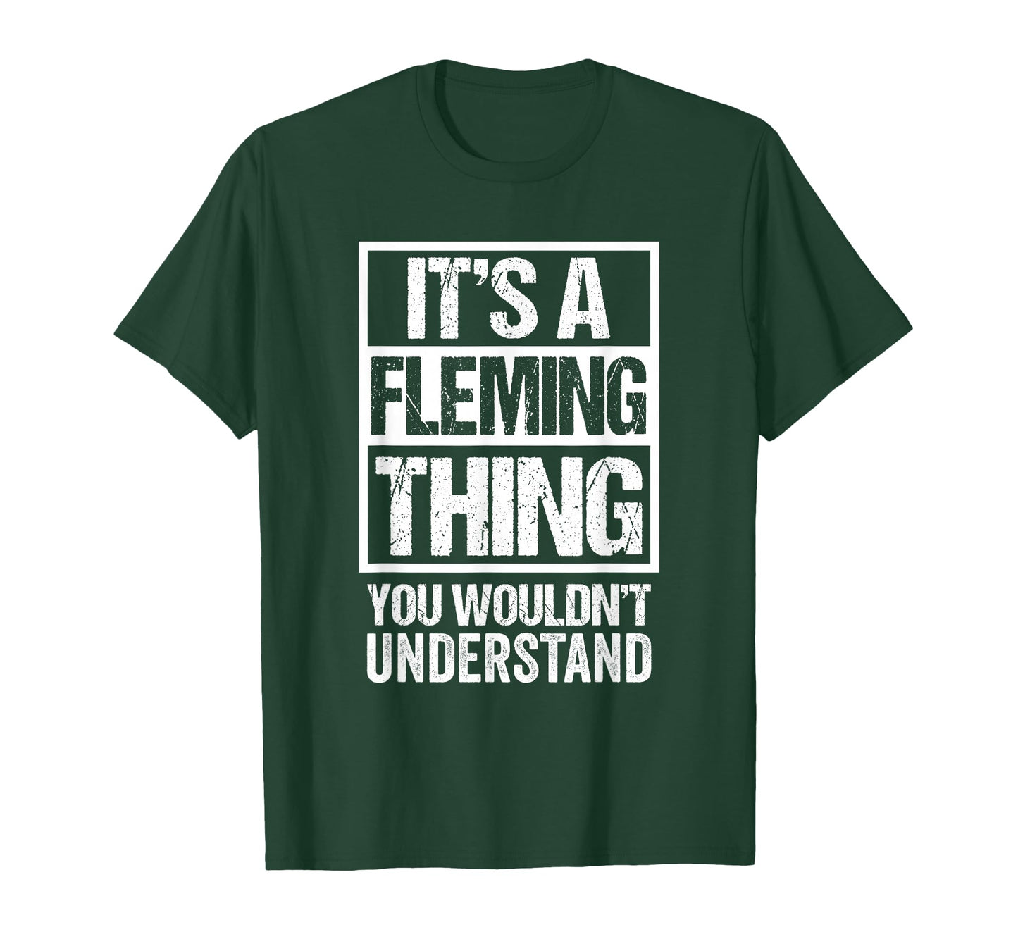 It's A Fleming Thing You Wouldn't Understand Surname Name T-Shirt