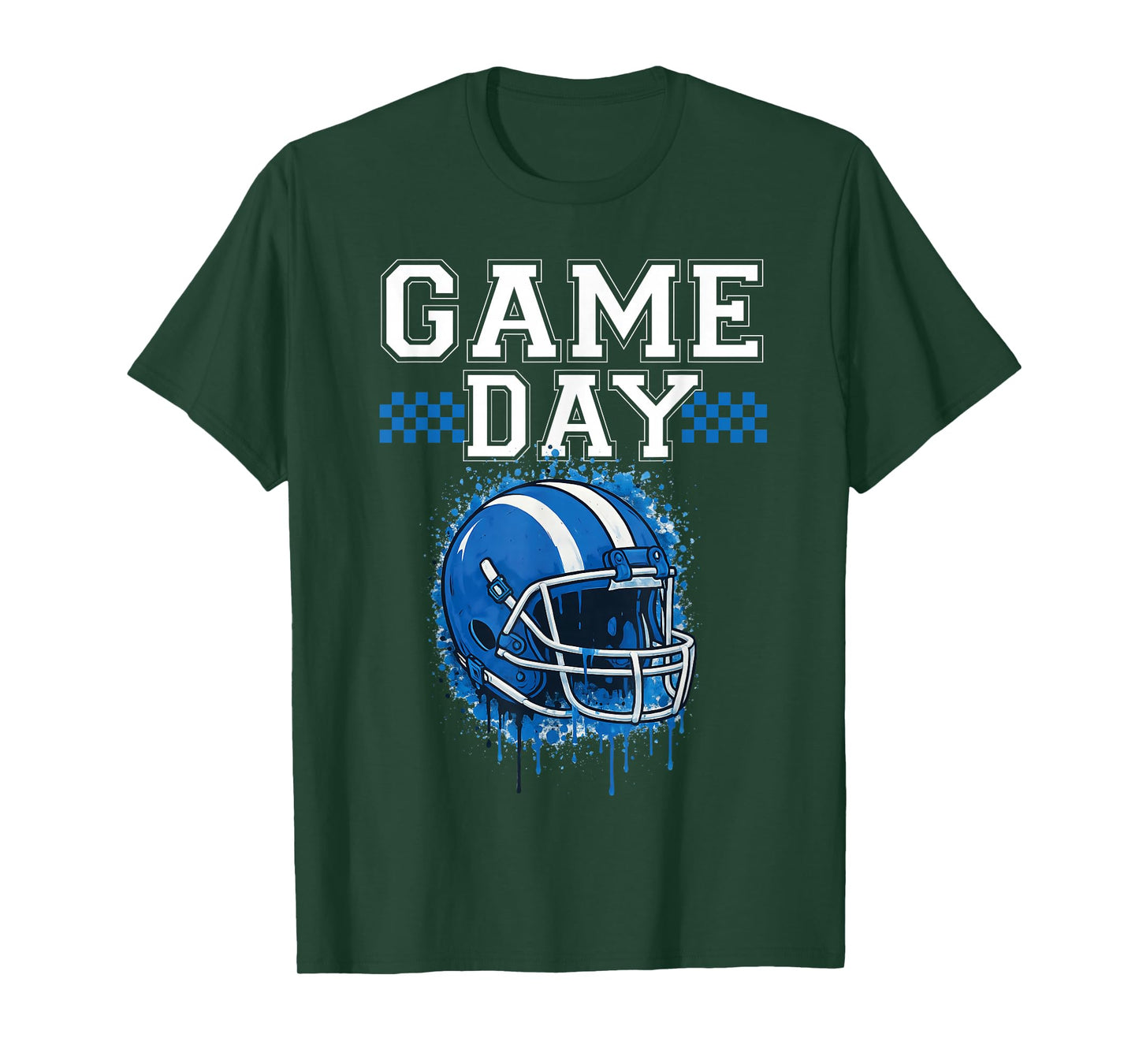 Sports Fan Players Supporters Vintage Game Day Football T-Shirt