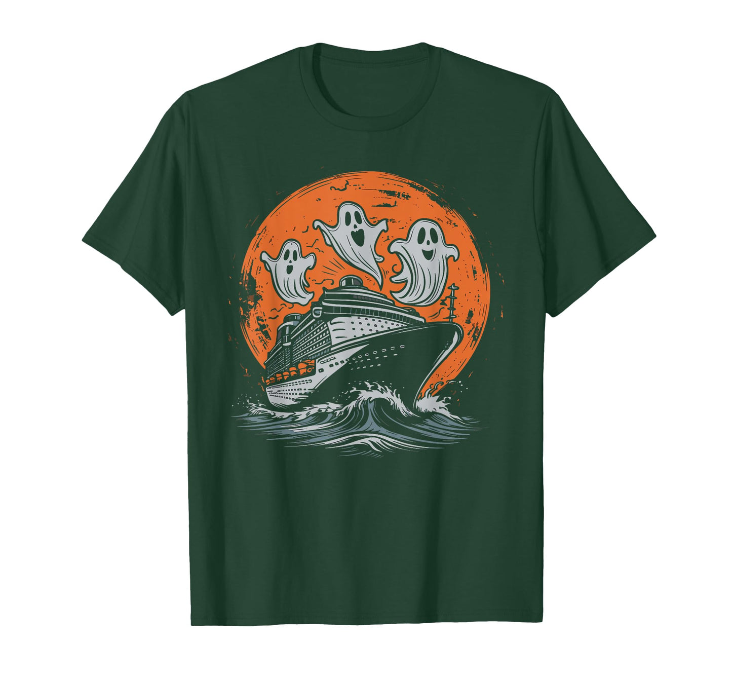 Cruise Ship, Costume, Vacation, Spooky T-Shirt