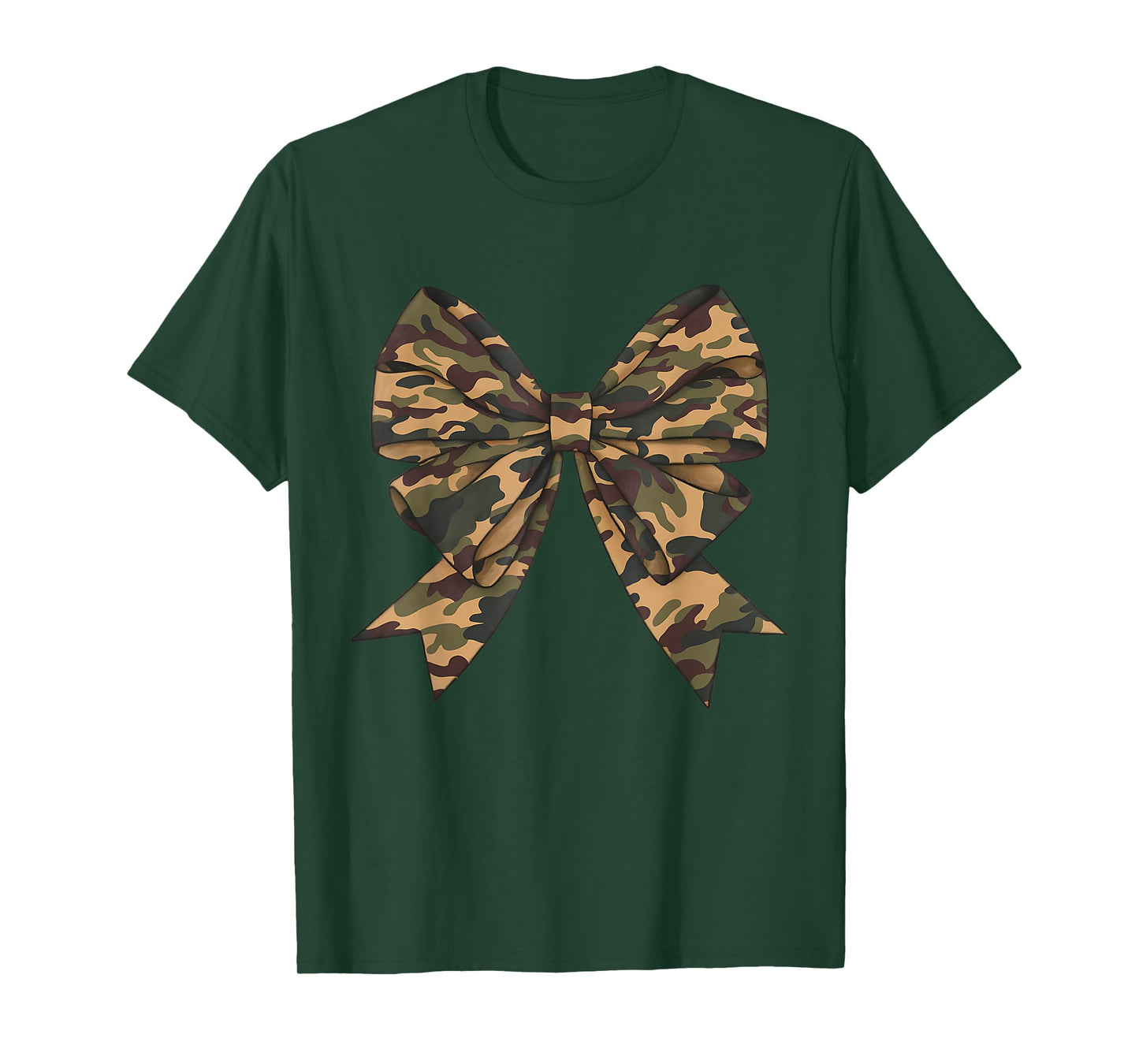 Camo Coquette Bow Duck Hunting Girls Kids Women Hunter T-Shirt