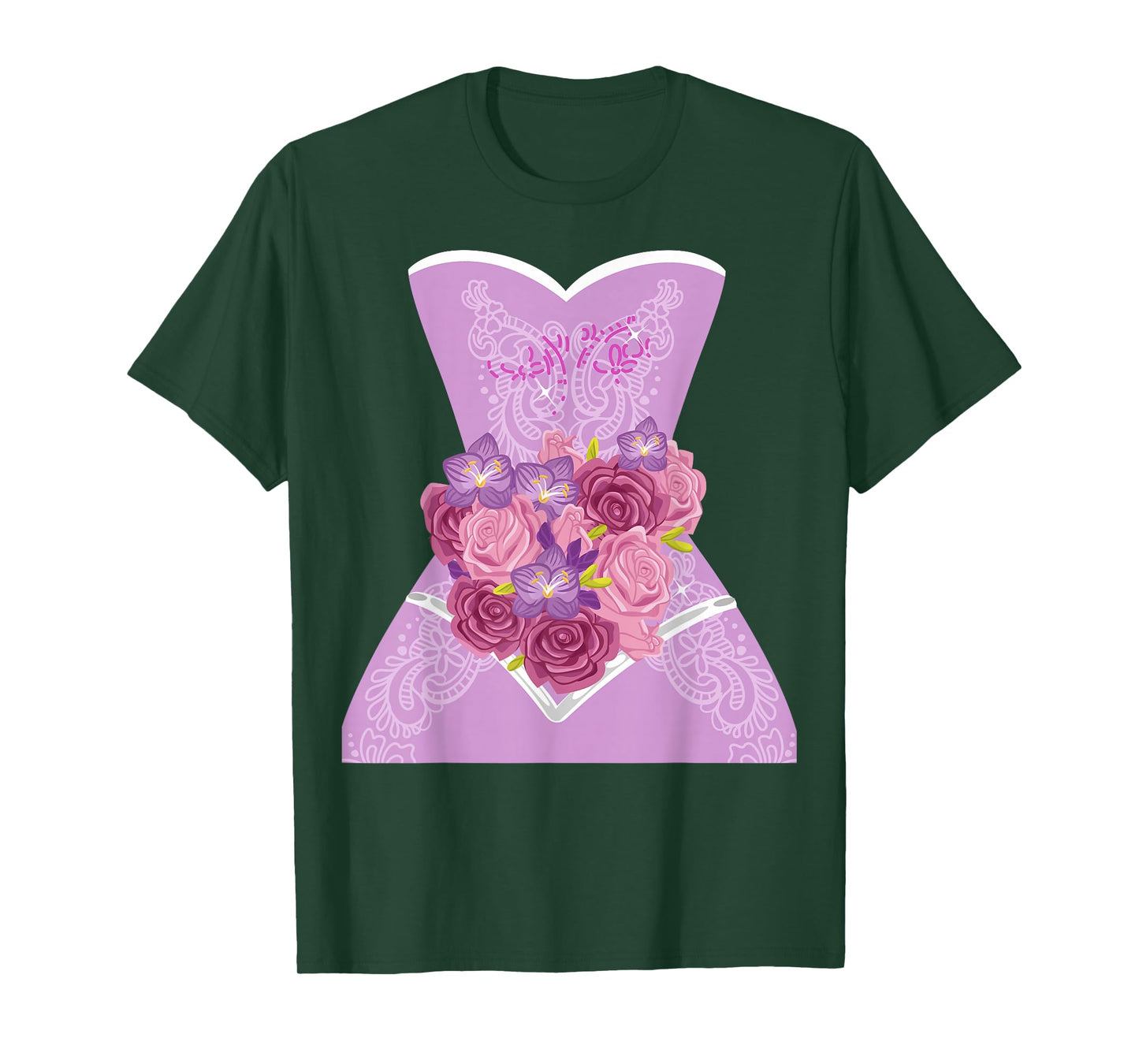 Simple Wedding Dress gift for Bridal Showers gift T-Shirt