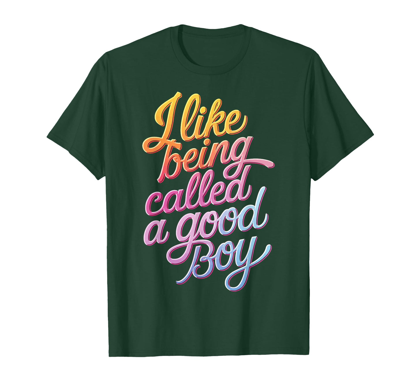 I Like Being Called A Good Boy T-Shirt