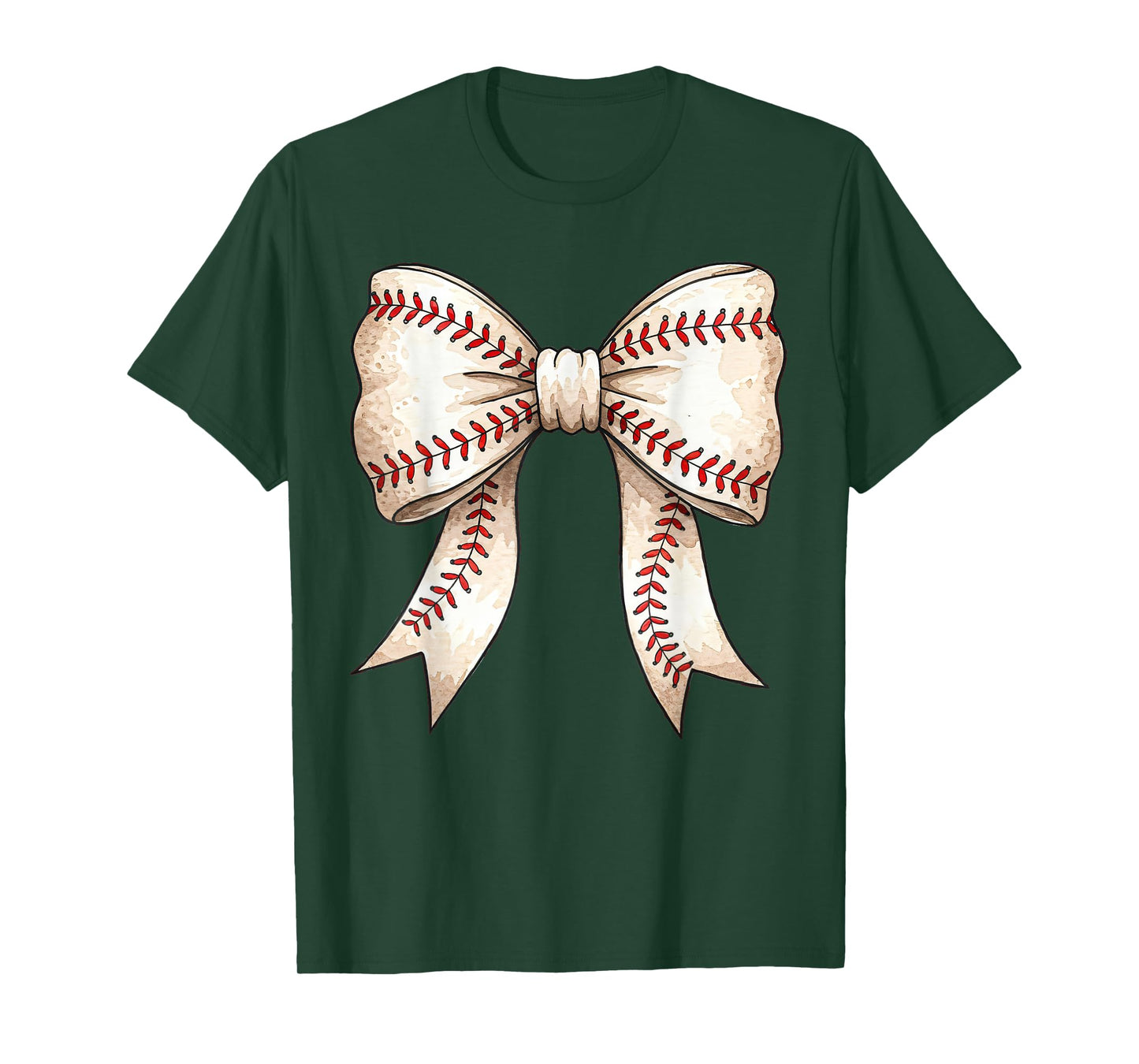 Women Cute Baseball Coquette Bow Lovers Baseball Girls T-Shirt