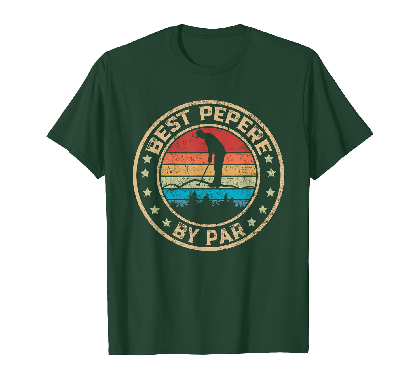 Best Pepere by Par Golf Lover for Men Funny Fathers Day T-Shirt