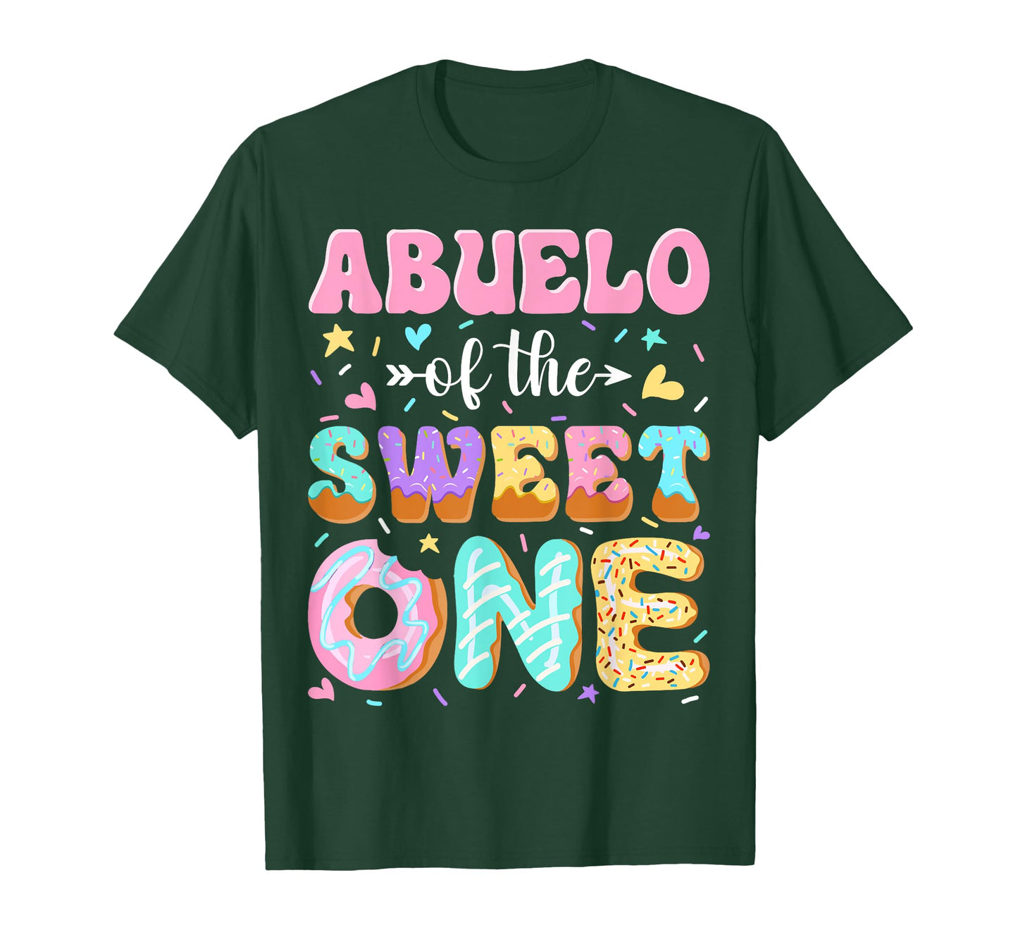 Abuelo of The Sweet One First Birthday Matching Family T-Shirt
