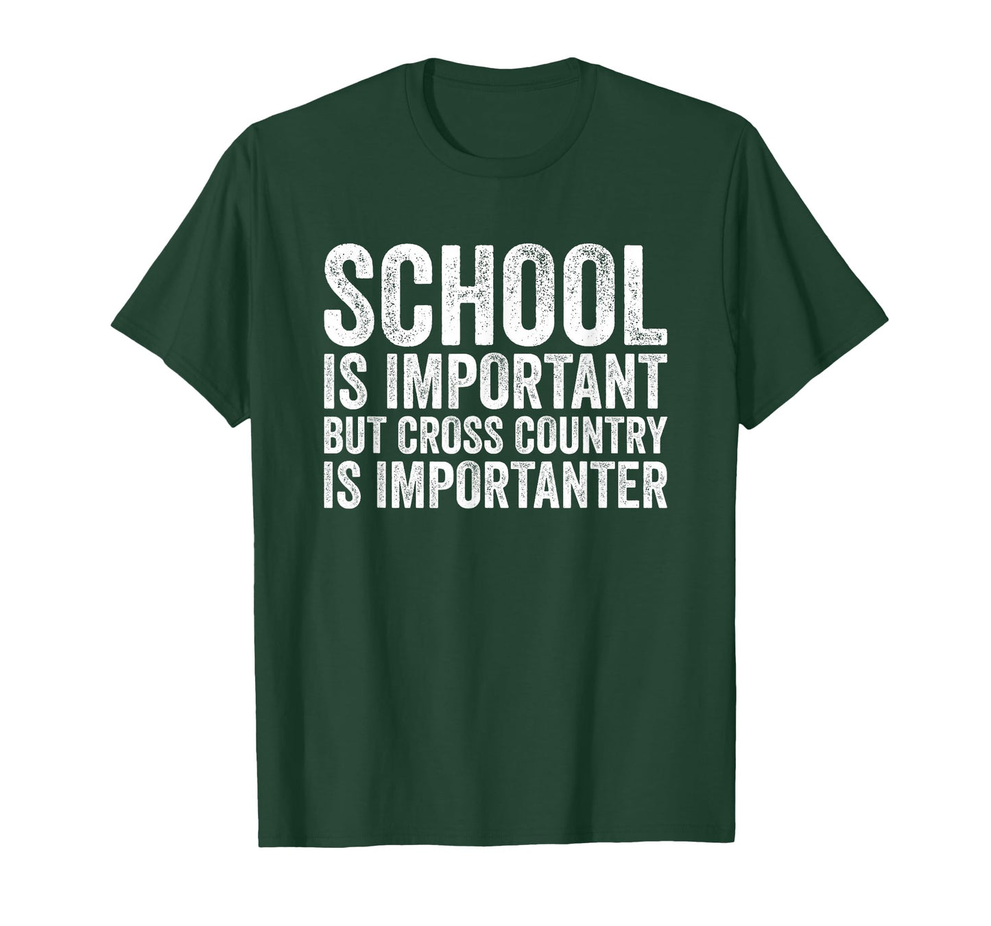 School is Important But Cross Country is Importanter Running T-Shirt