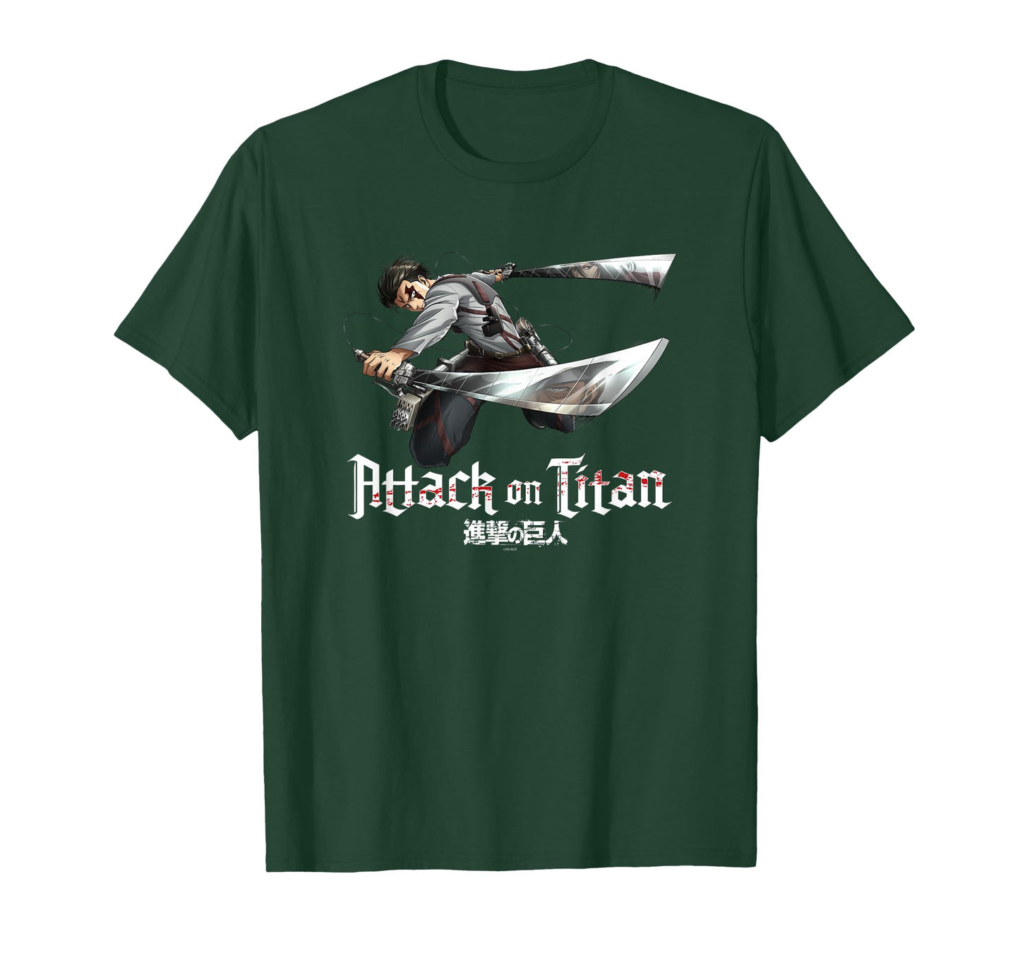 Attack on Titan Season 3 Levi Jump Attack Anime T-Shirt