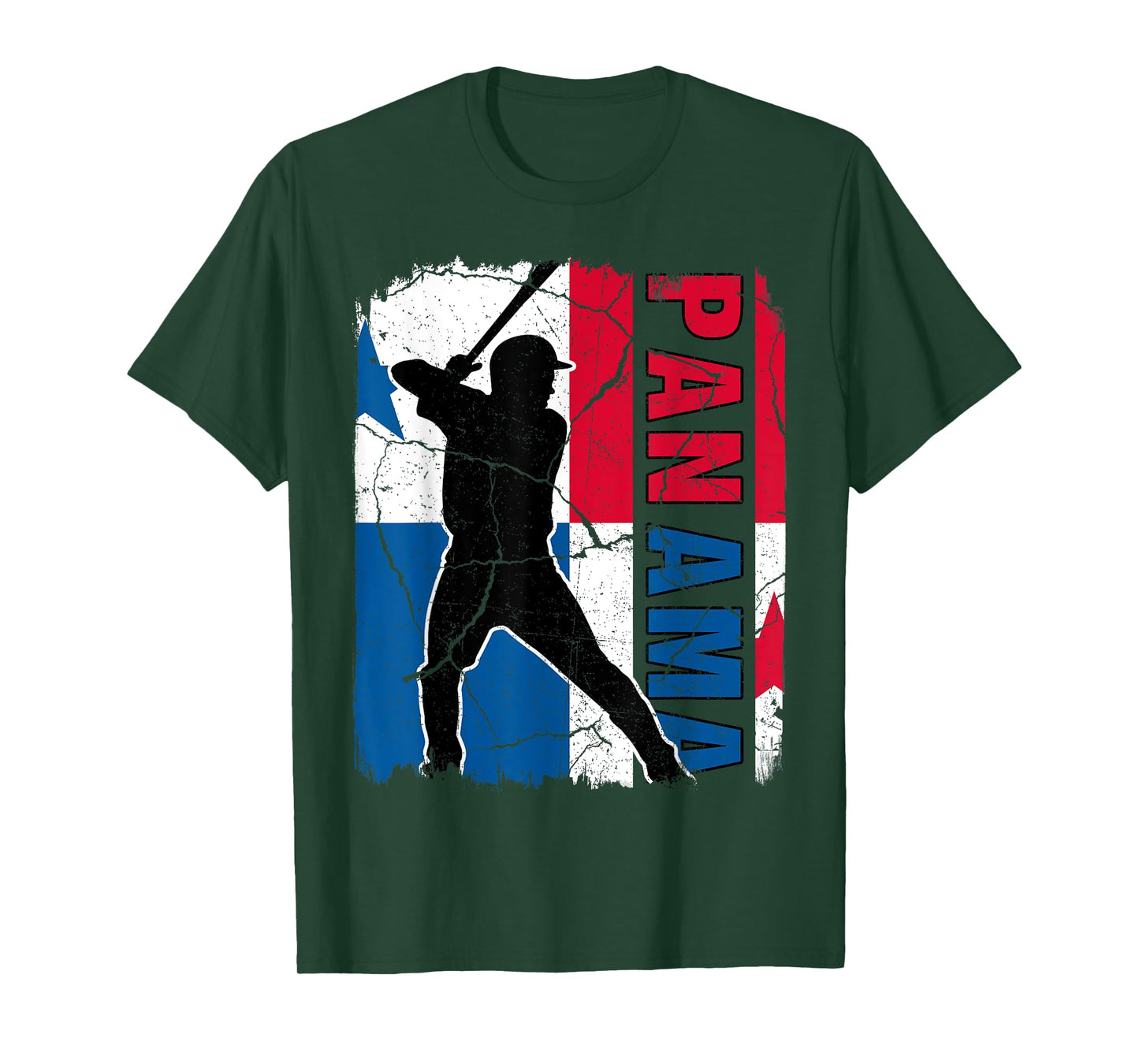Panamanian Baseball Player Panama Flag Baseball Fans T-Shirt