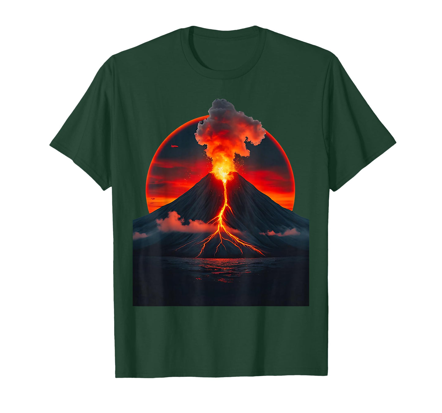 Cool erupting volcano costume for boys and girls T-Shirt