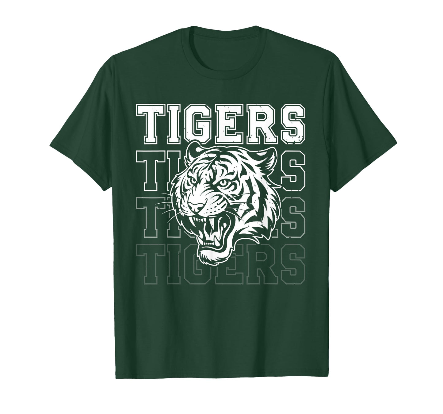 Retro Tigers Throwback Style Classic Vintage For Men Women T-Shirt