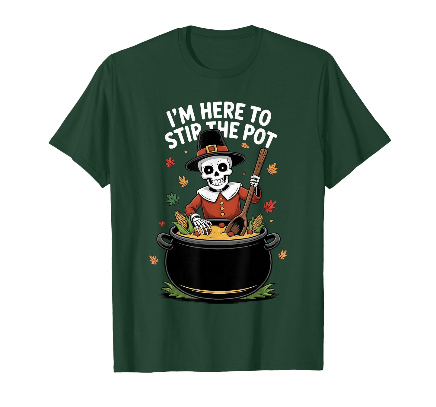 I'm Here to Stir The Pot Funny Cooking Lover Pun Men Women T-Shirt