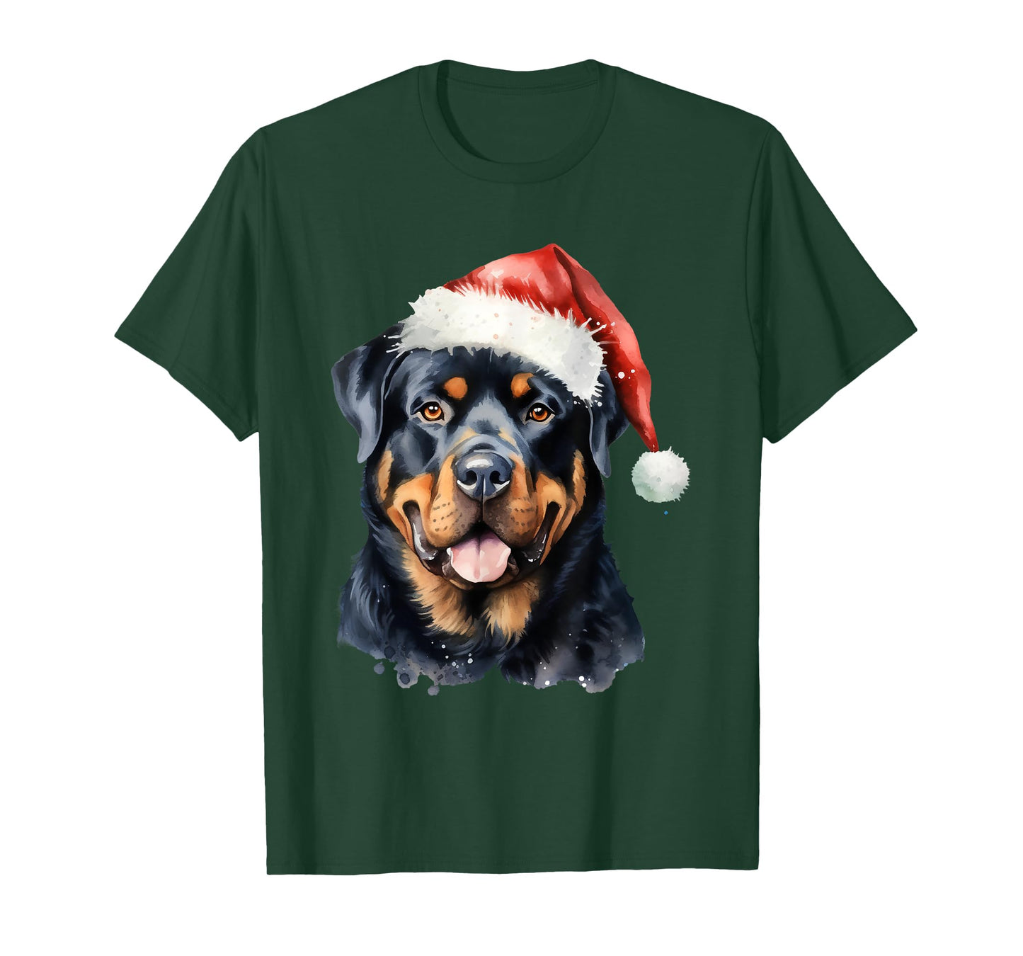 Rottweiler Christmas Dog T-Shirt