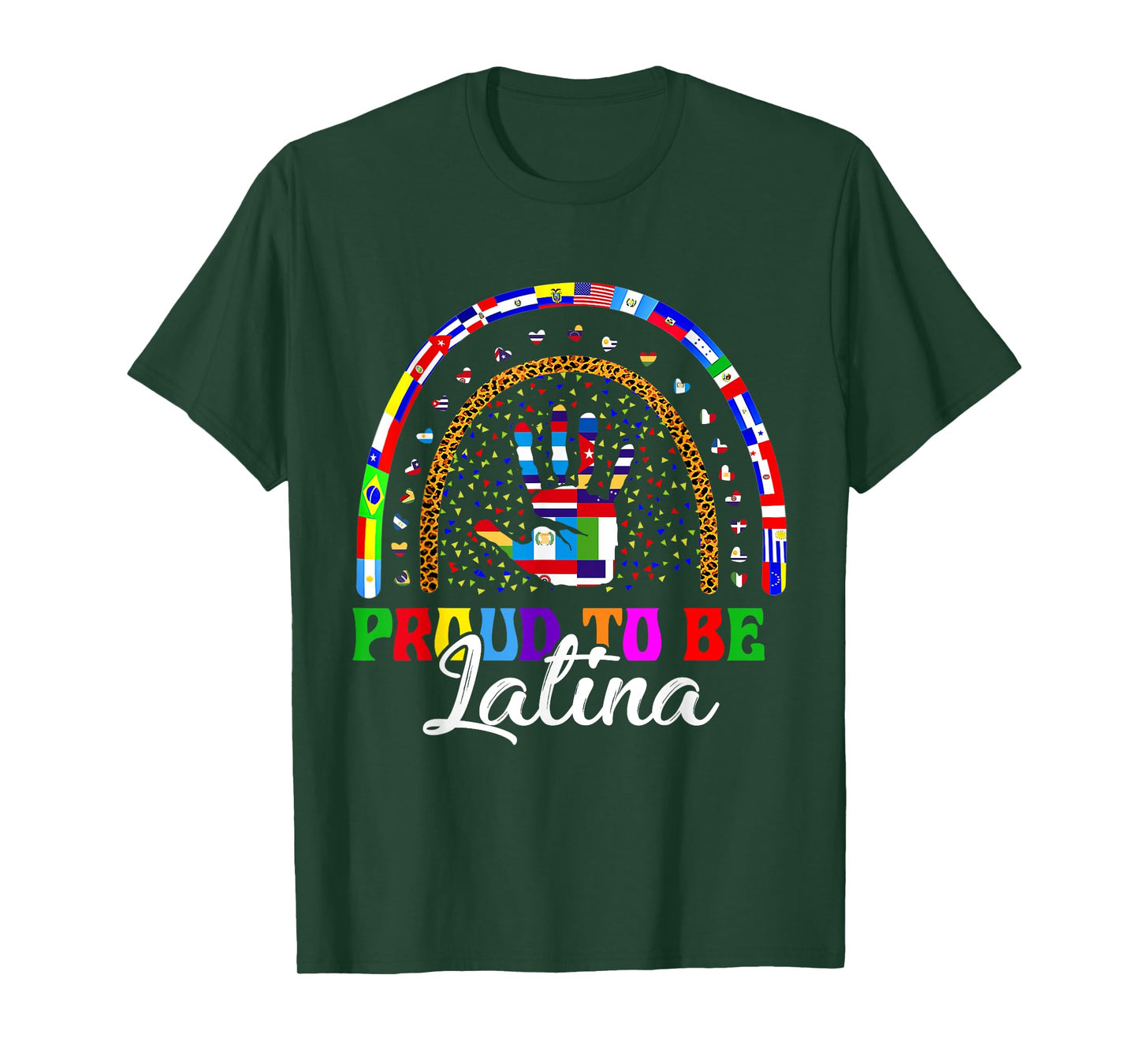 Proud To Be Latina Hispanic Heritage month Countries Tees T-Shirt